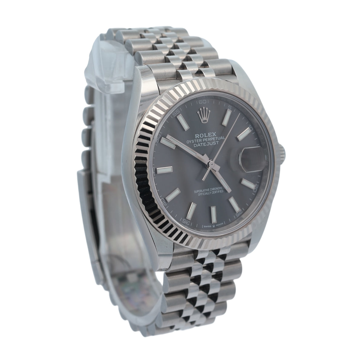 Rolex Datejust 41 reference 126334 Rhodium Dial