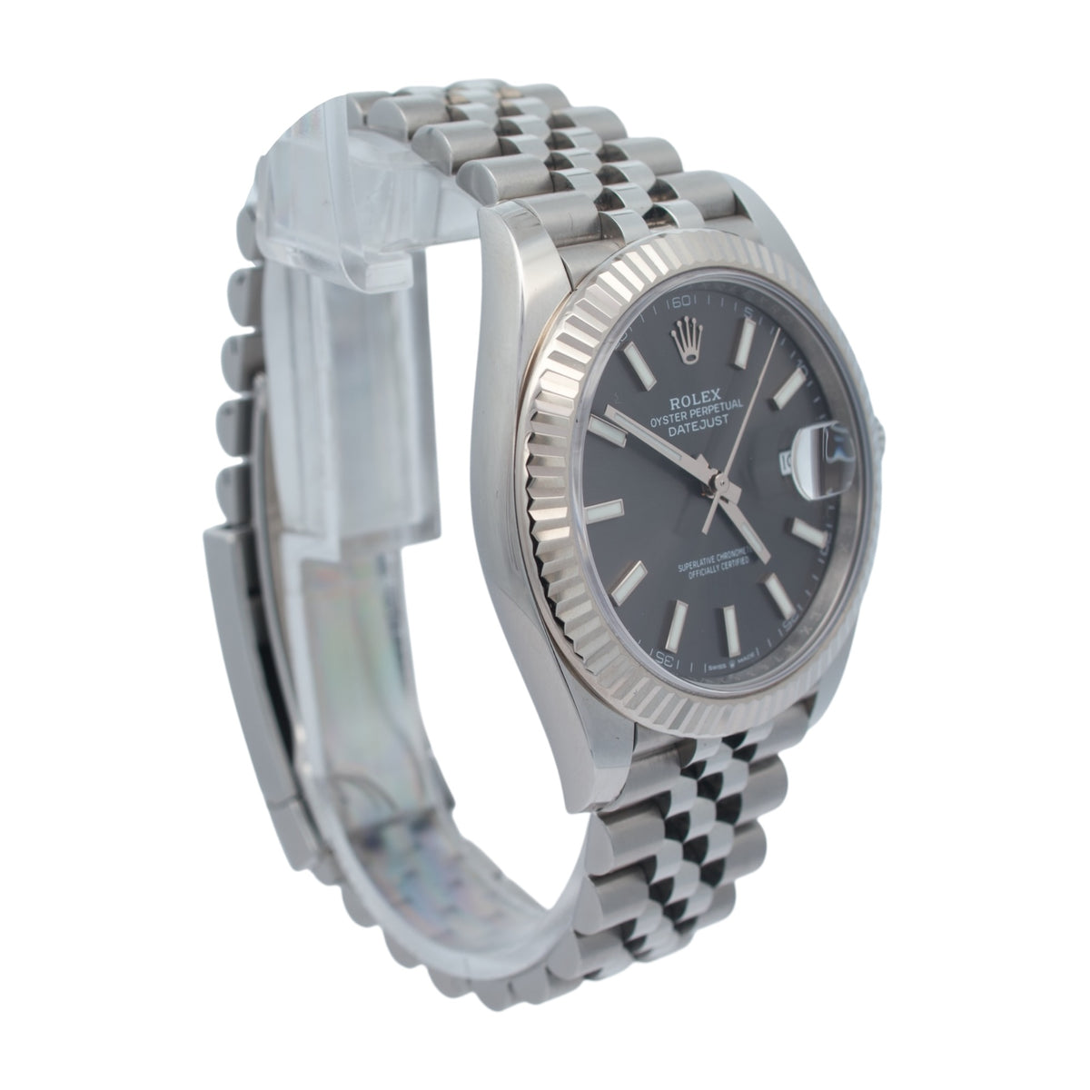 Rolex Datejust 41 reference 126334 Rhodium Dial