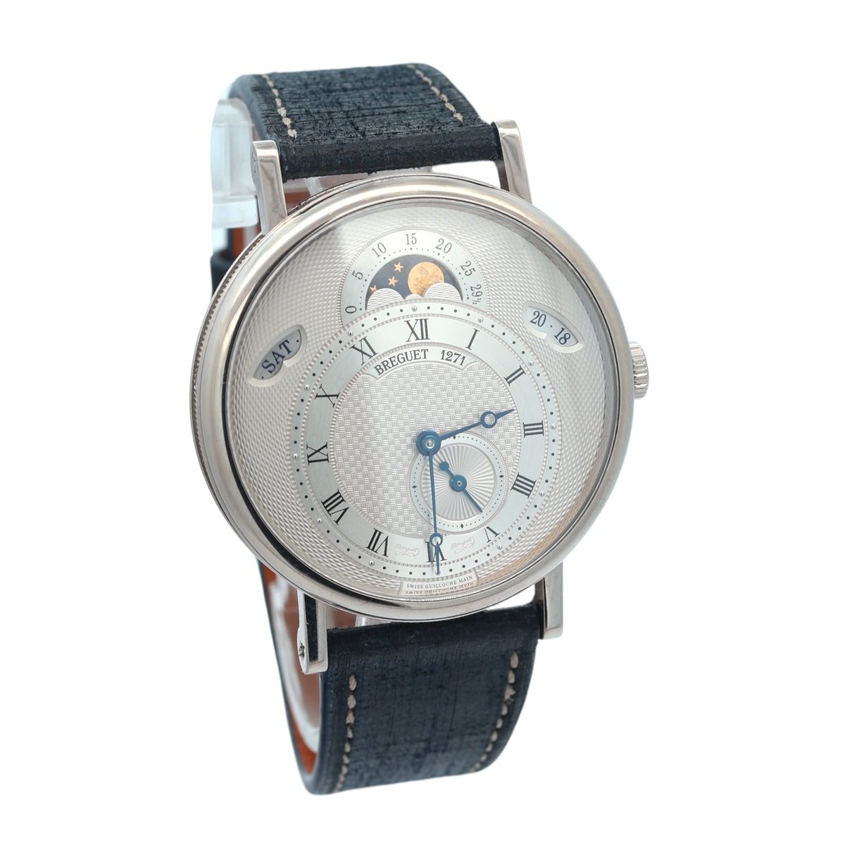Breguet 18ct White Gold Classique Calendrier reference 7337BB/1E/9VC