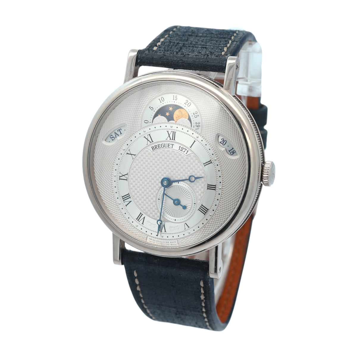 Breguet 18ct White Gold Classique Calendrier reference 7337BB/1E/9VC