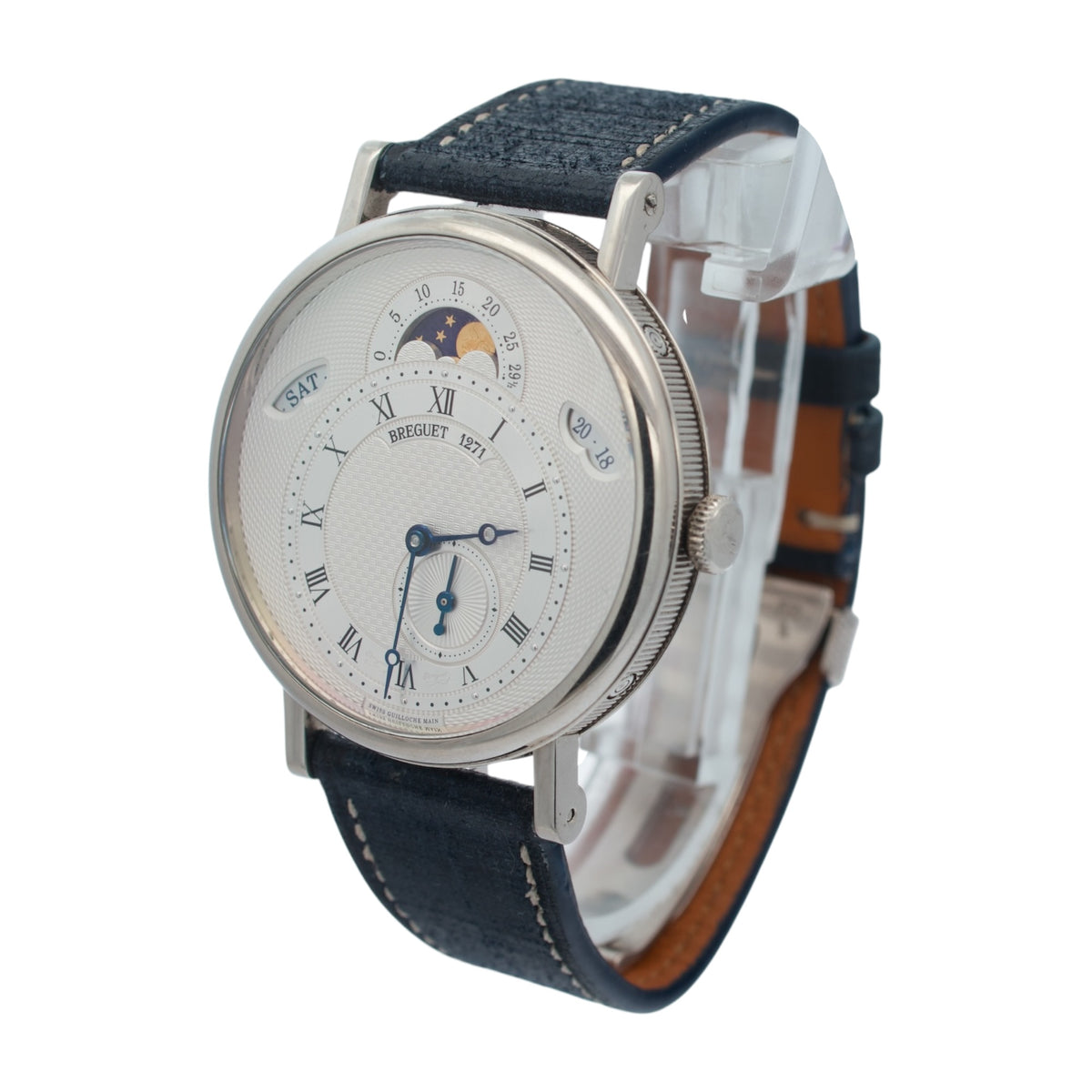 Breguet 18ct White Gold Classique Calendrier reference 7337BB/1E/9VC
