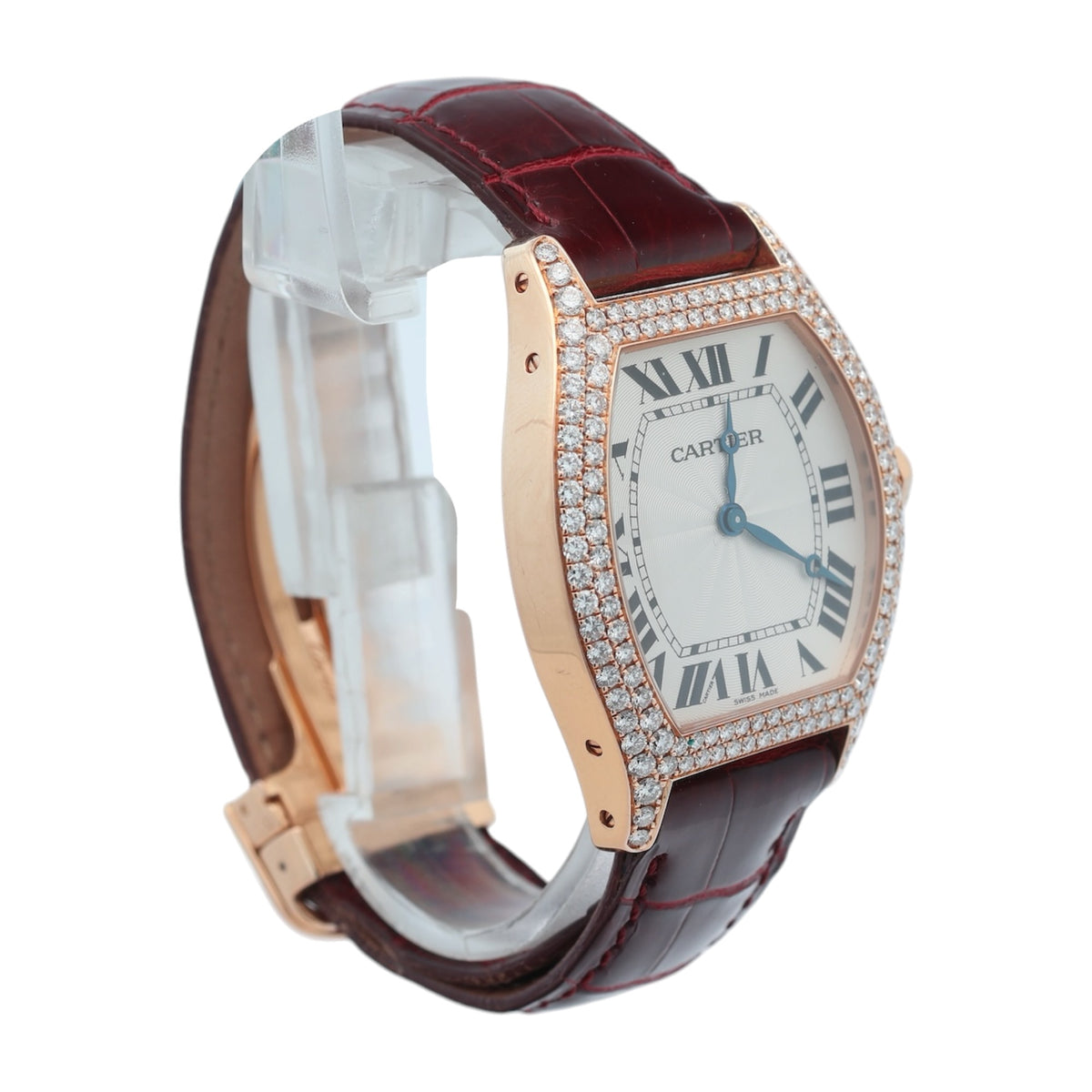 Cartier 18ct Rose Gold Tortue 2498/WA503951 CPCP Factory Diamonds