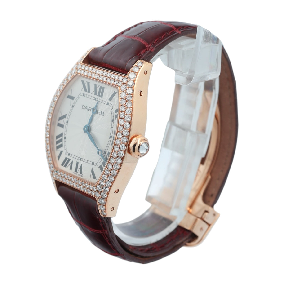 Cartier 18ct Rose Gold Tortue 2498/WA503951 CPCP Factory Diamonds