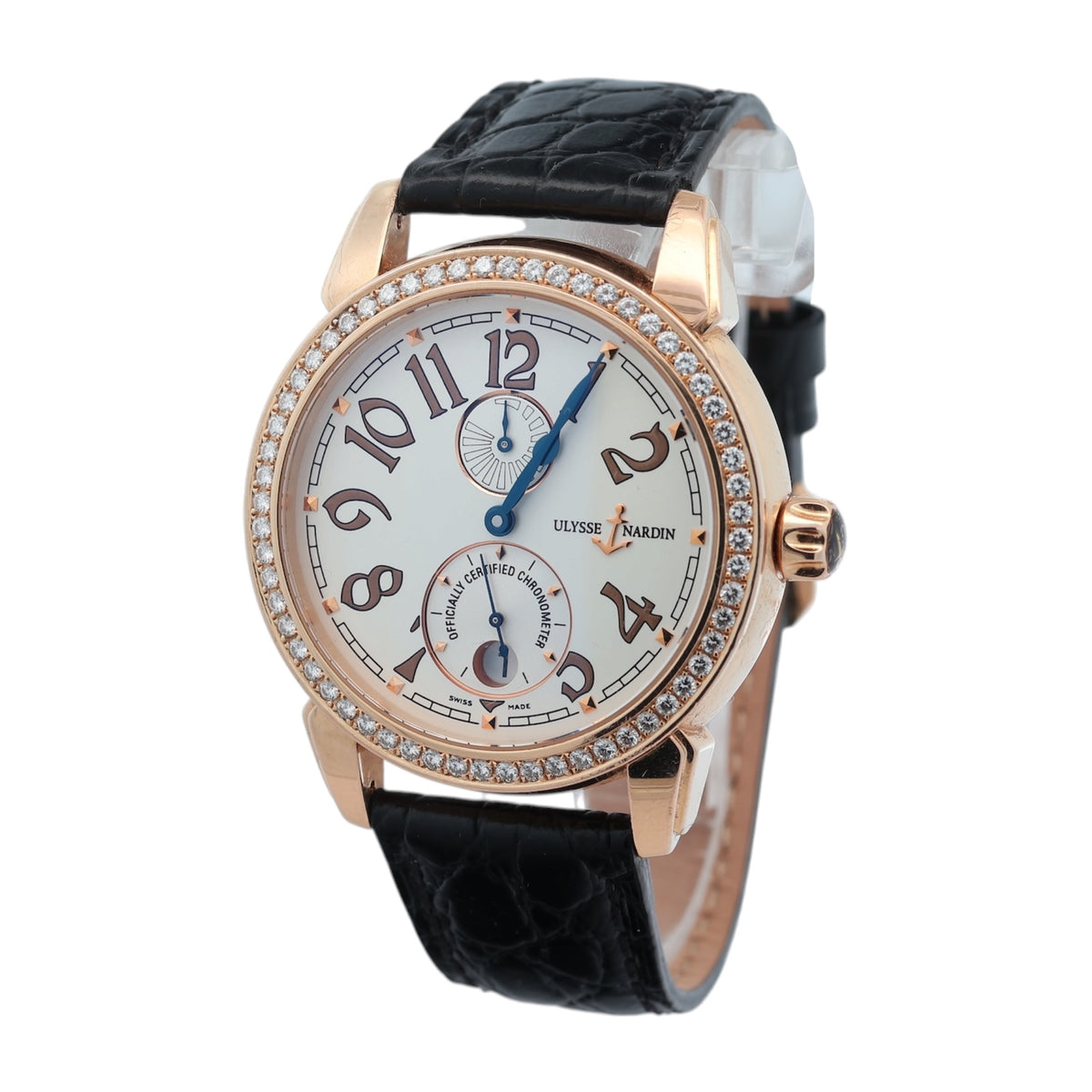 Ulysse Nardin 18ct Gold Classic reference 276-88 Factory Diamond Bezel