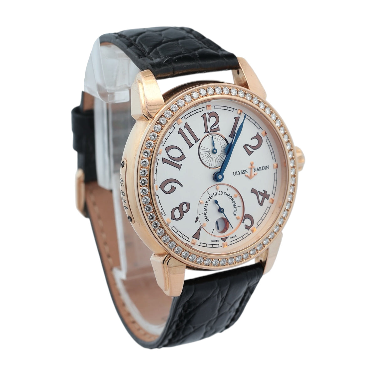 Ulysse Nardin 18ct Gold Classic reference 276-88 Factory Diamond Bezel