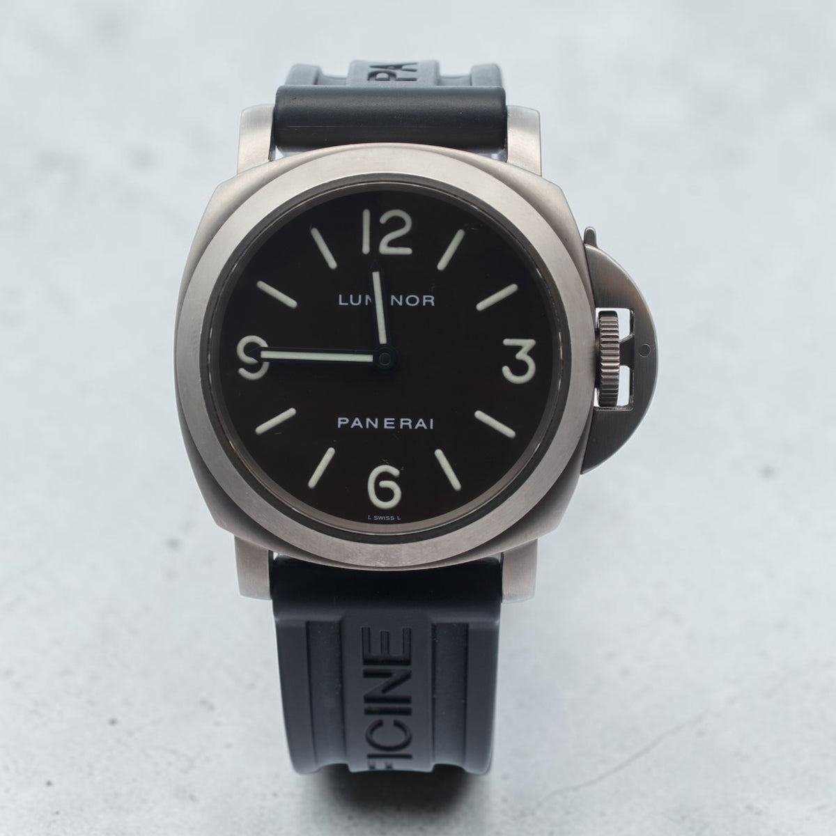 Panerai Titanium Luminor  Base reference PAM00055 Tobacco Dial