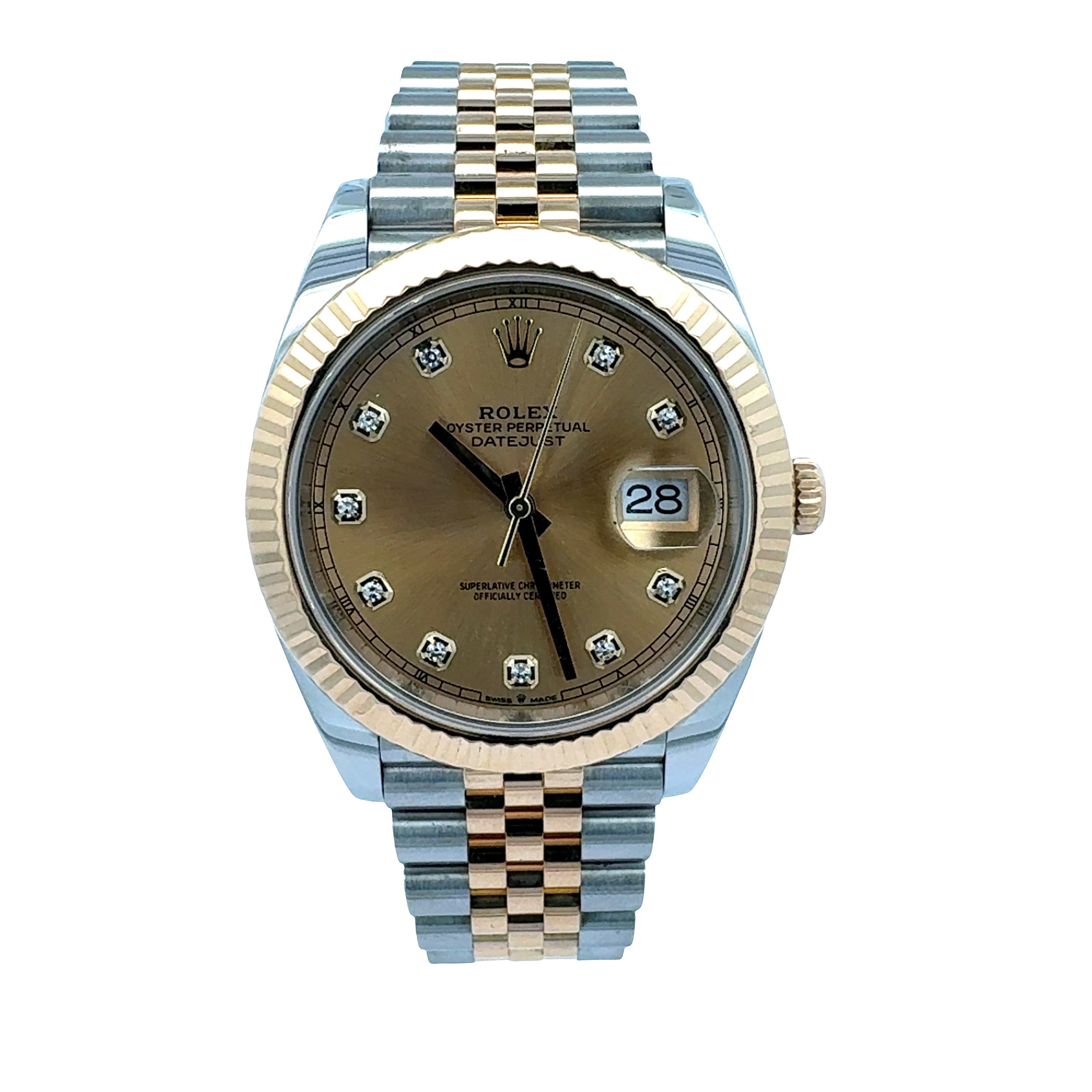 Rolex Datejust 41 reference 126333 Factory Diamond Dial