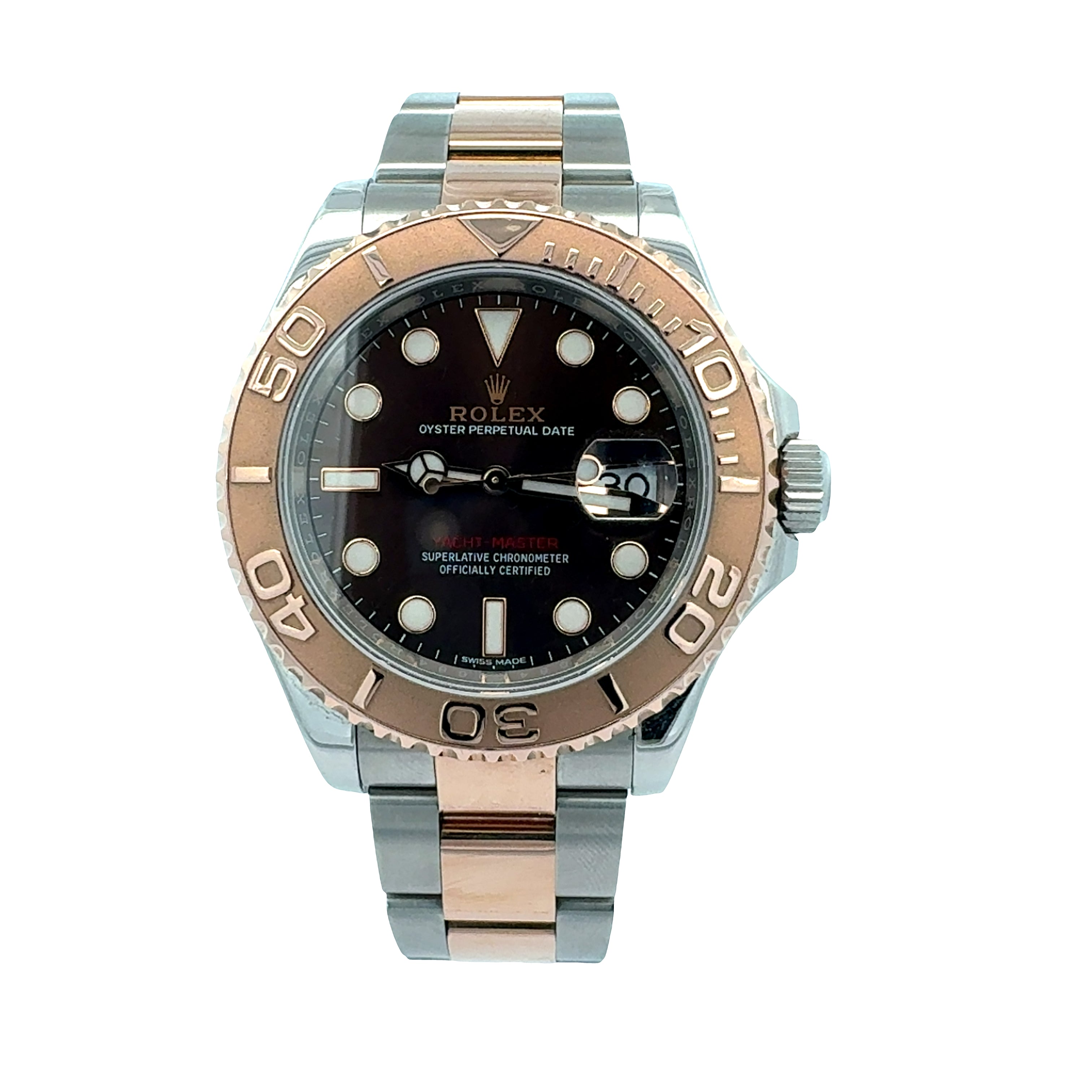 Rolex Steel and Rose Gold Yachtmaster 40 reference 116621