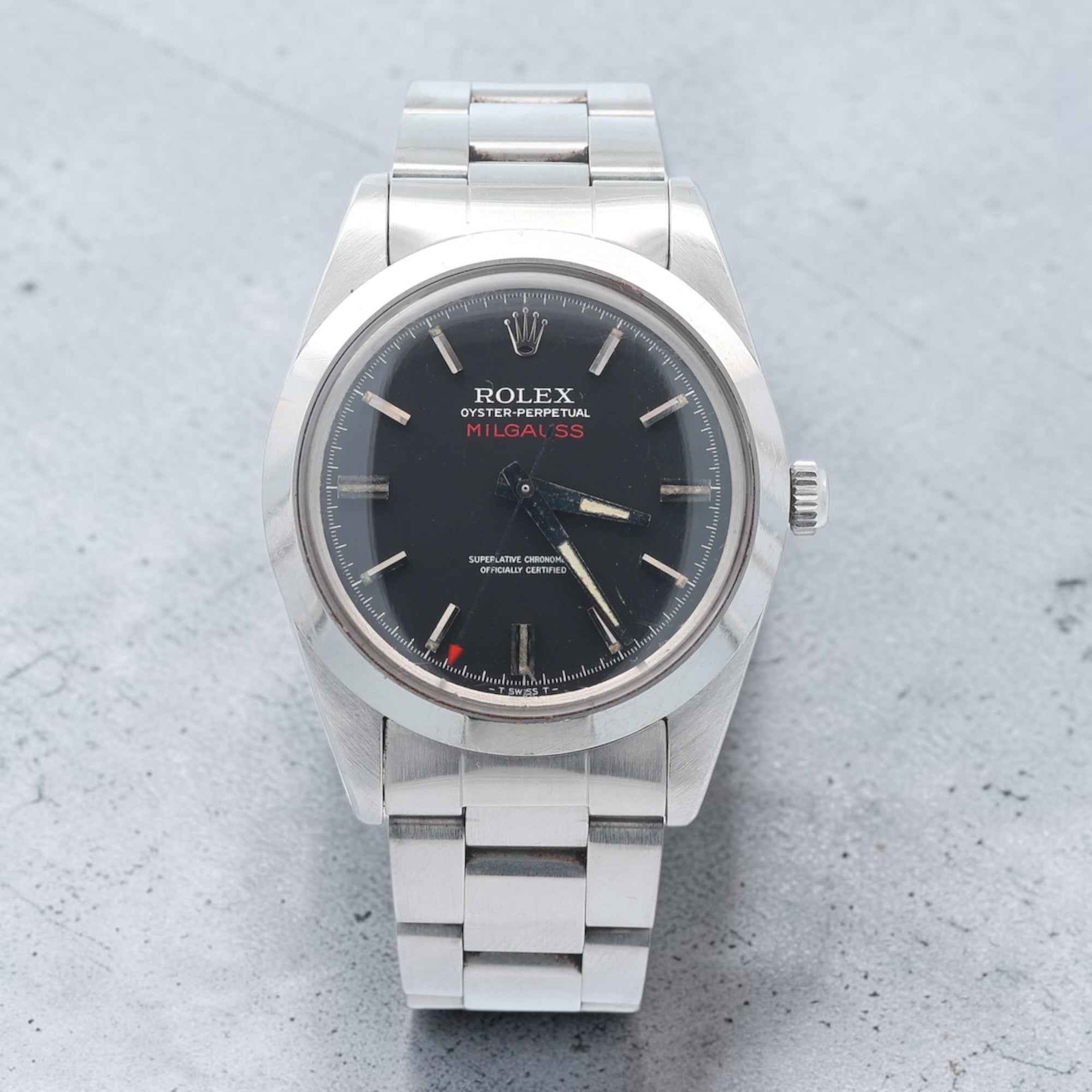 Rolex Milgauss reference 1019 Black Dial