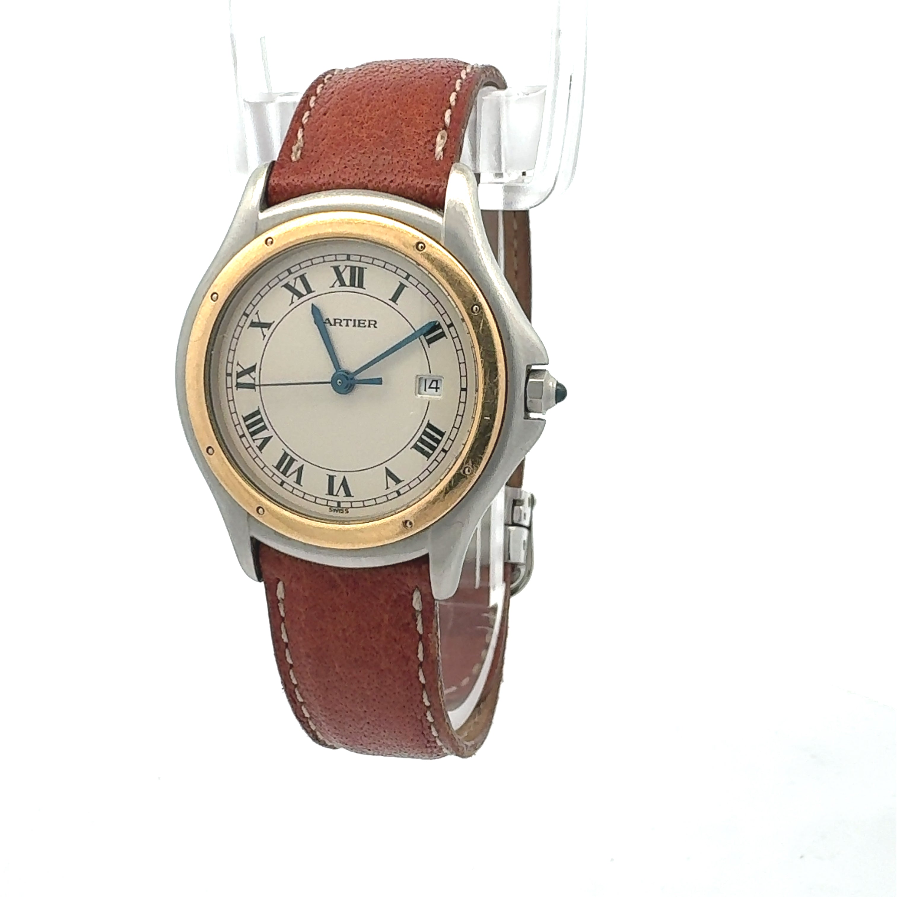 Cartier Steel and Yellow Gold Cougar reference 187904