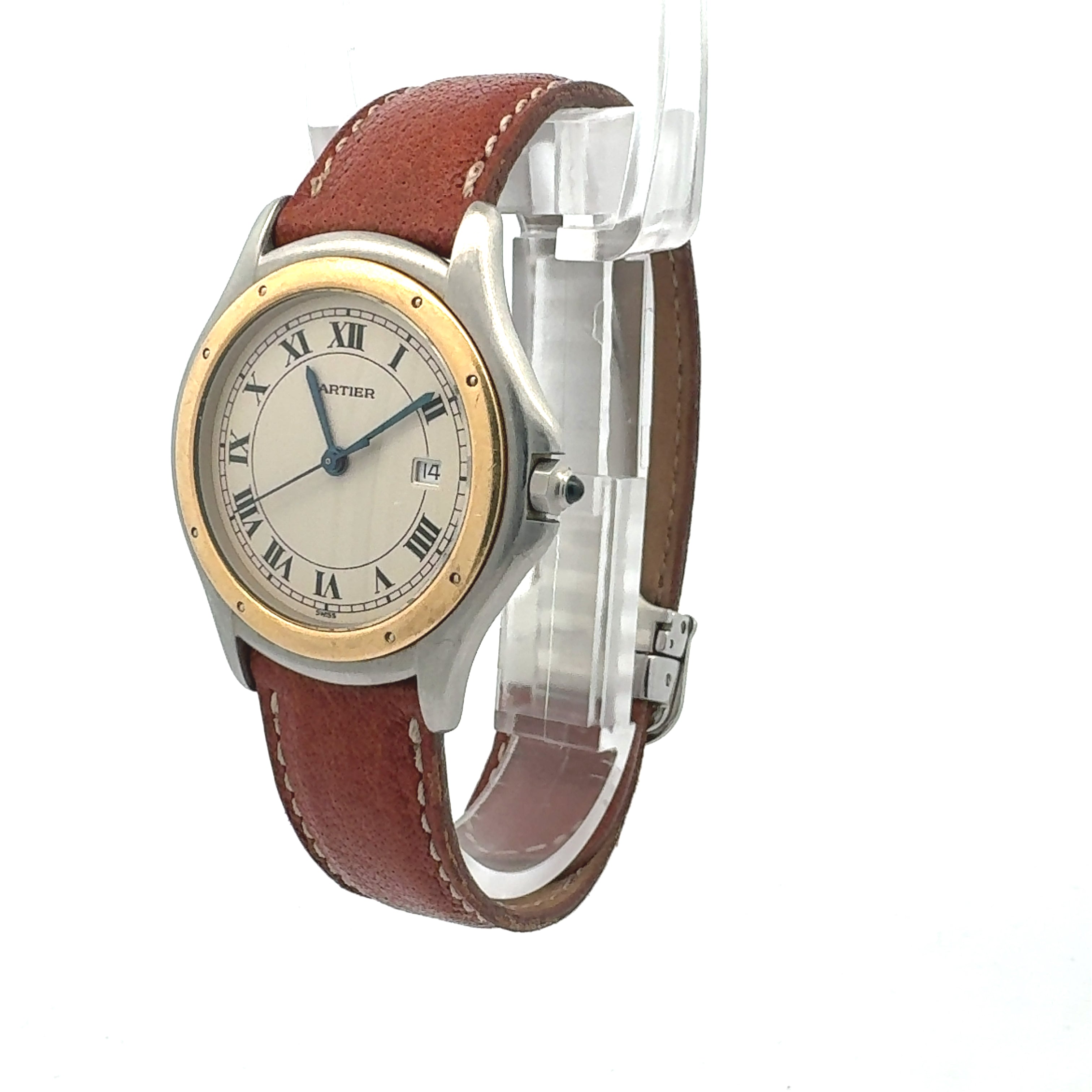 Cartier Steel and Yellow Gold Cougar reference 187904