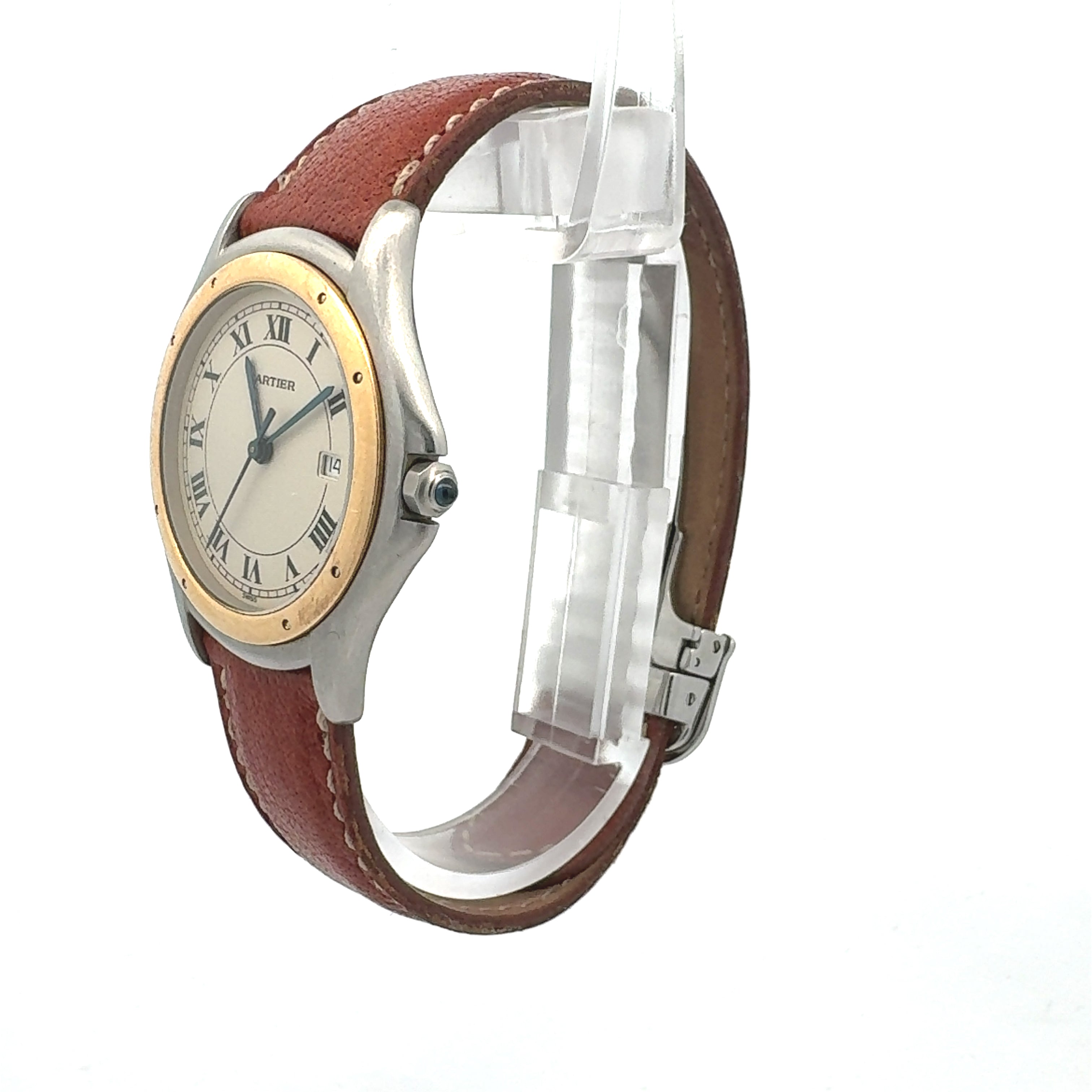 Cartier Steel and Yellow Gold Cougar reference 187904