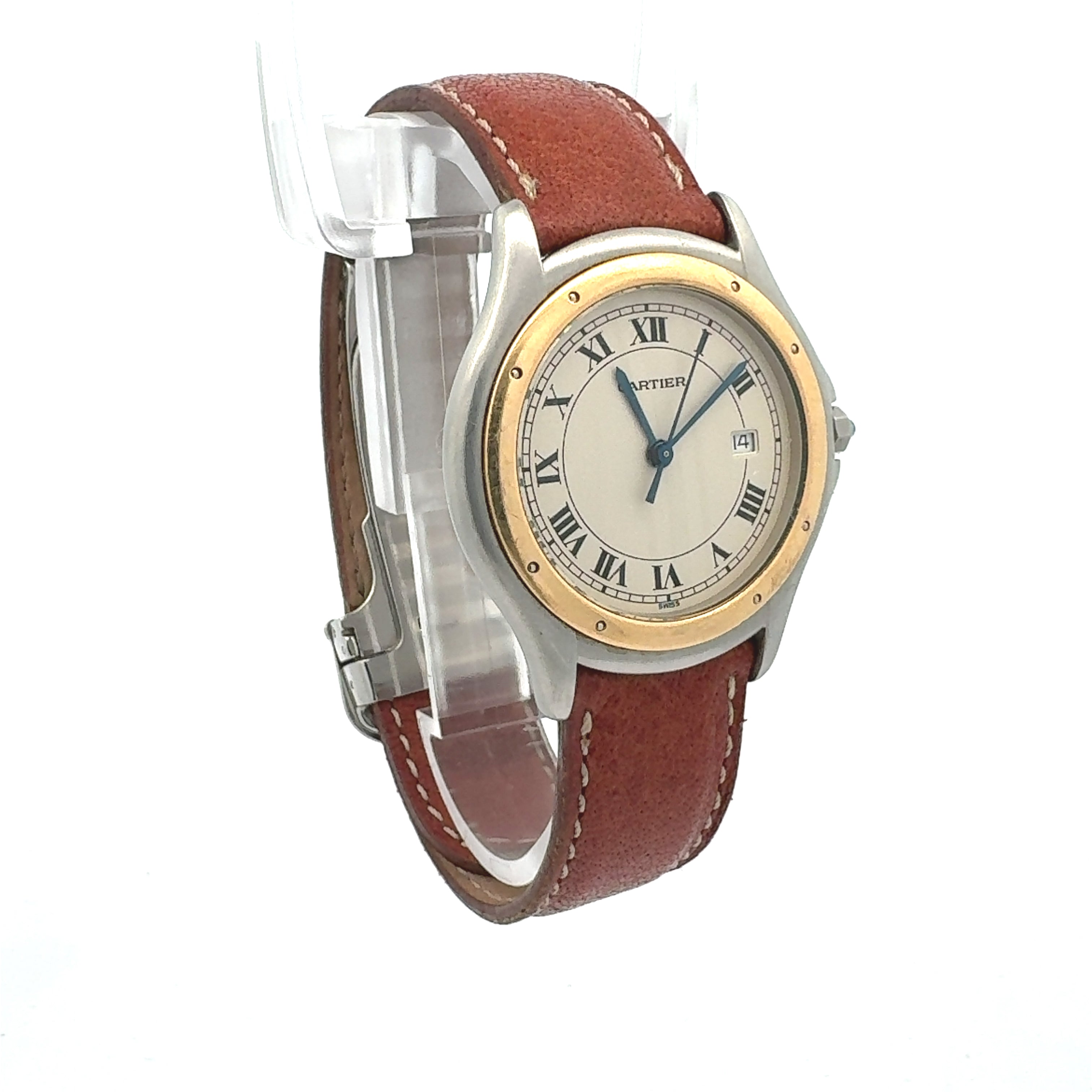 Cartier Steel and Yellow Gold Cougar reference 187904