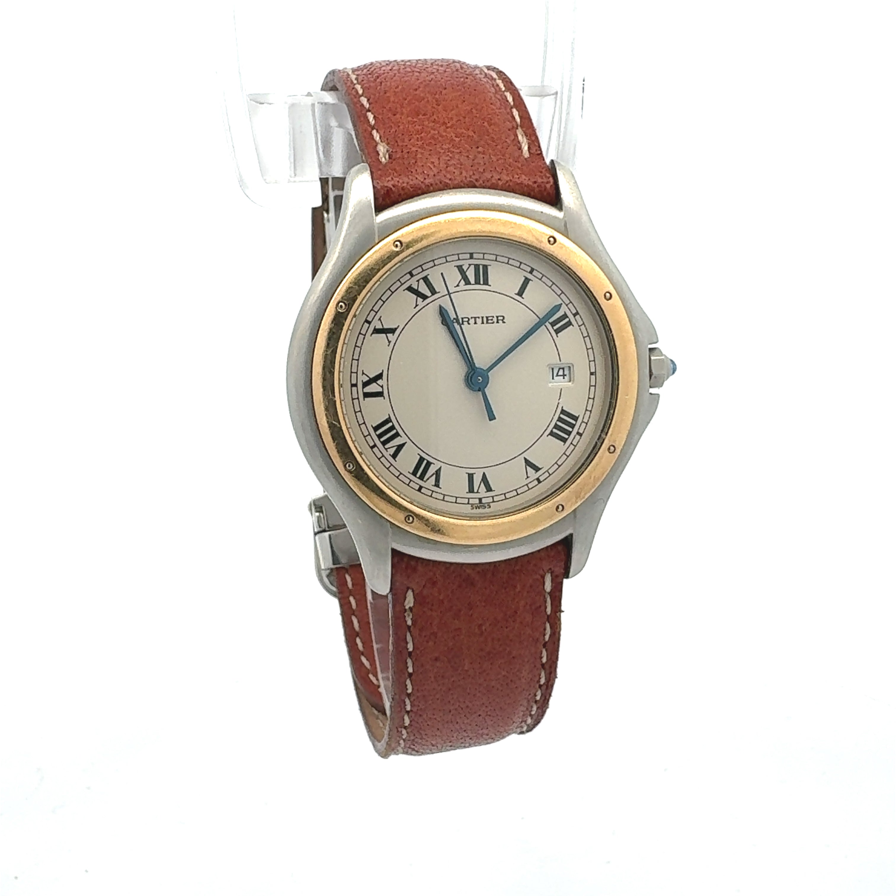 Cartier Steel and Yellow Gold Cougar reference 187904