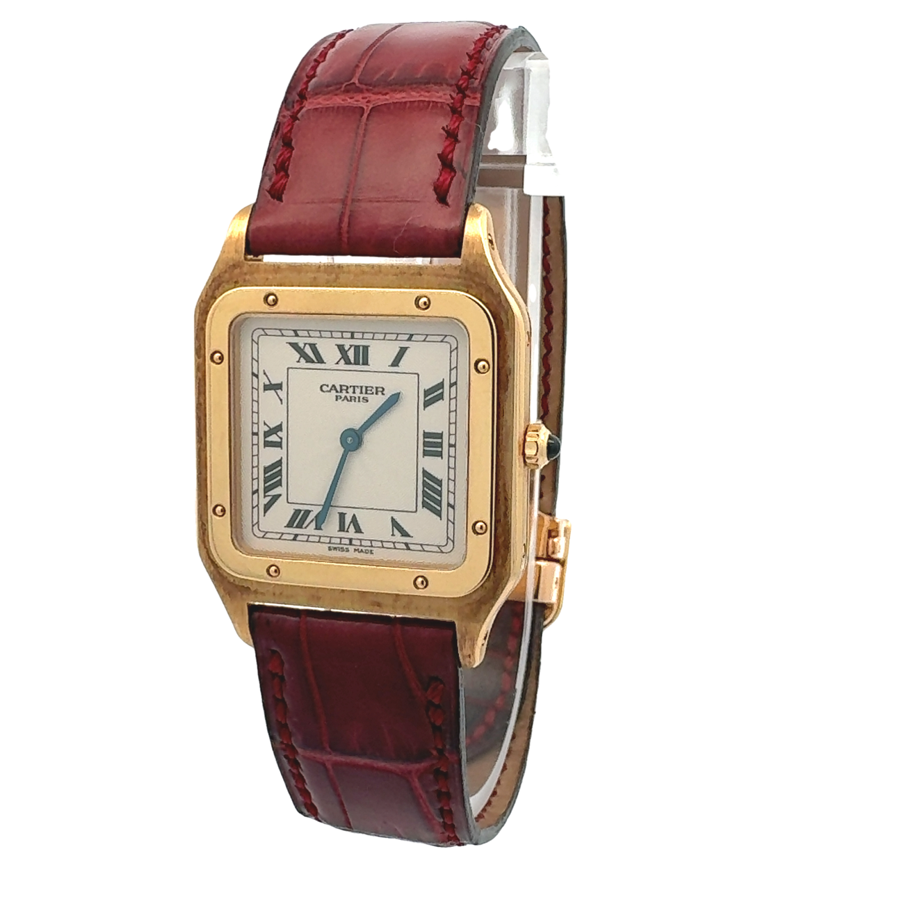 Cartier 18ct Yellow Gold Santos Dumont CPCP reference 1576B/W1527751