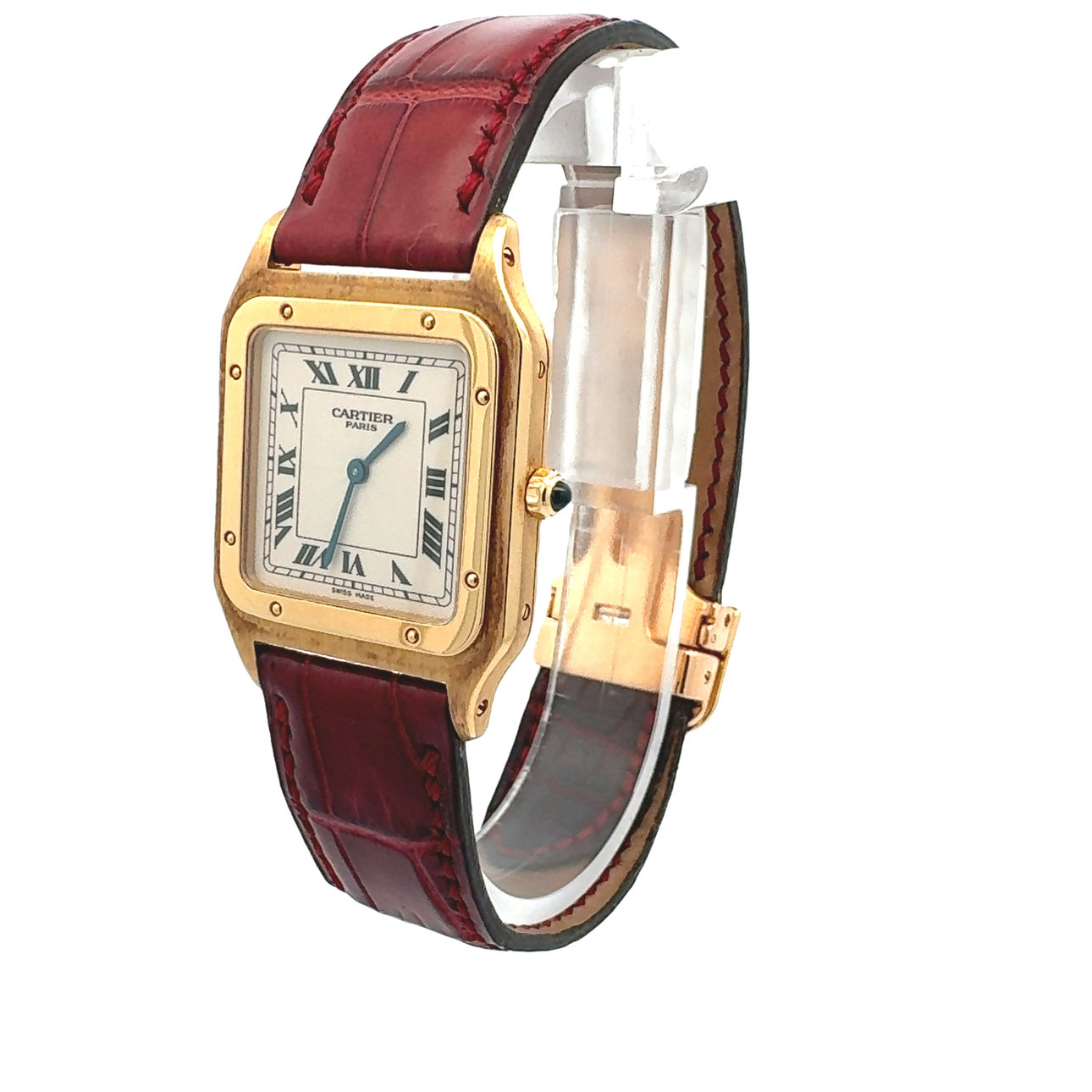 Cartier 18ct Yellow Gold Santos Dumont CPCP reference 1576B/W1527751