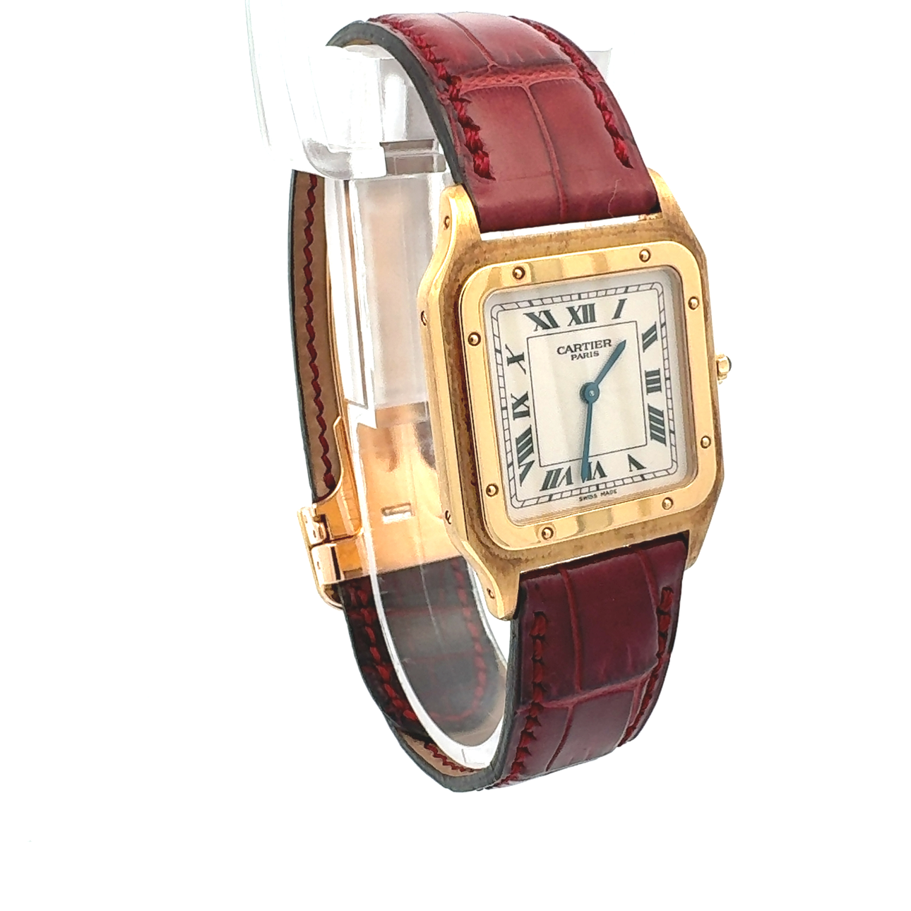 Cartier 18ct Yellow Gold Santos Dumont CPCP reference 1576B/W1527751