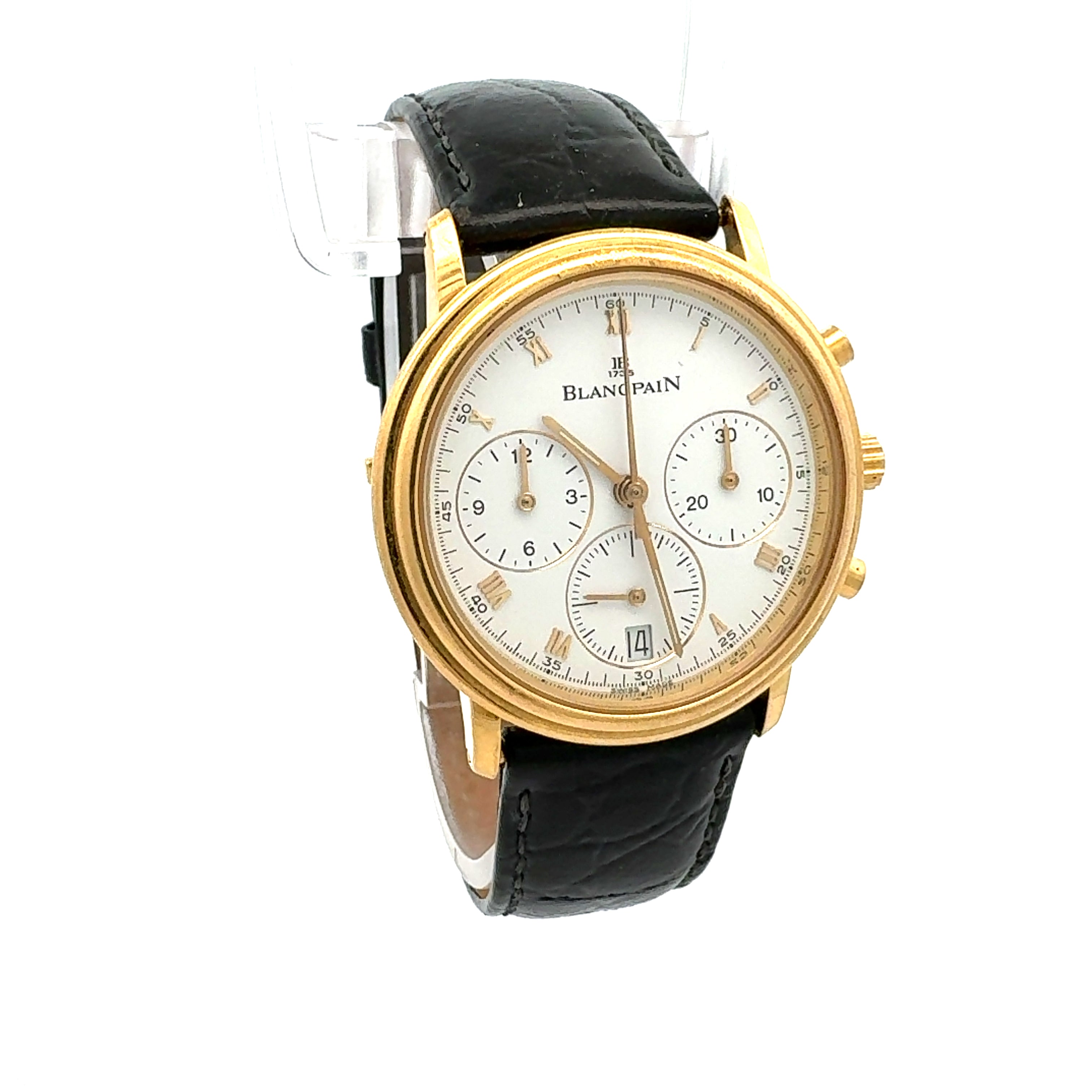 Blancpain 18ct Yellow Gold Chronograph reference 1185-1418-55