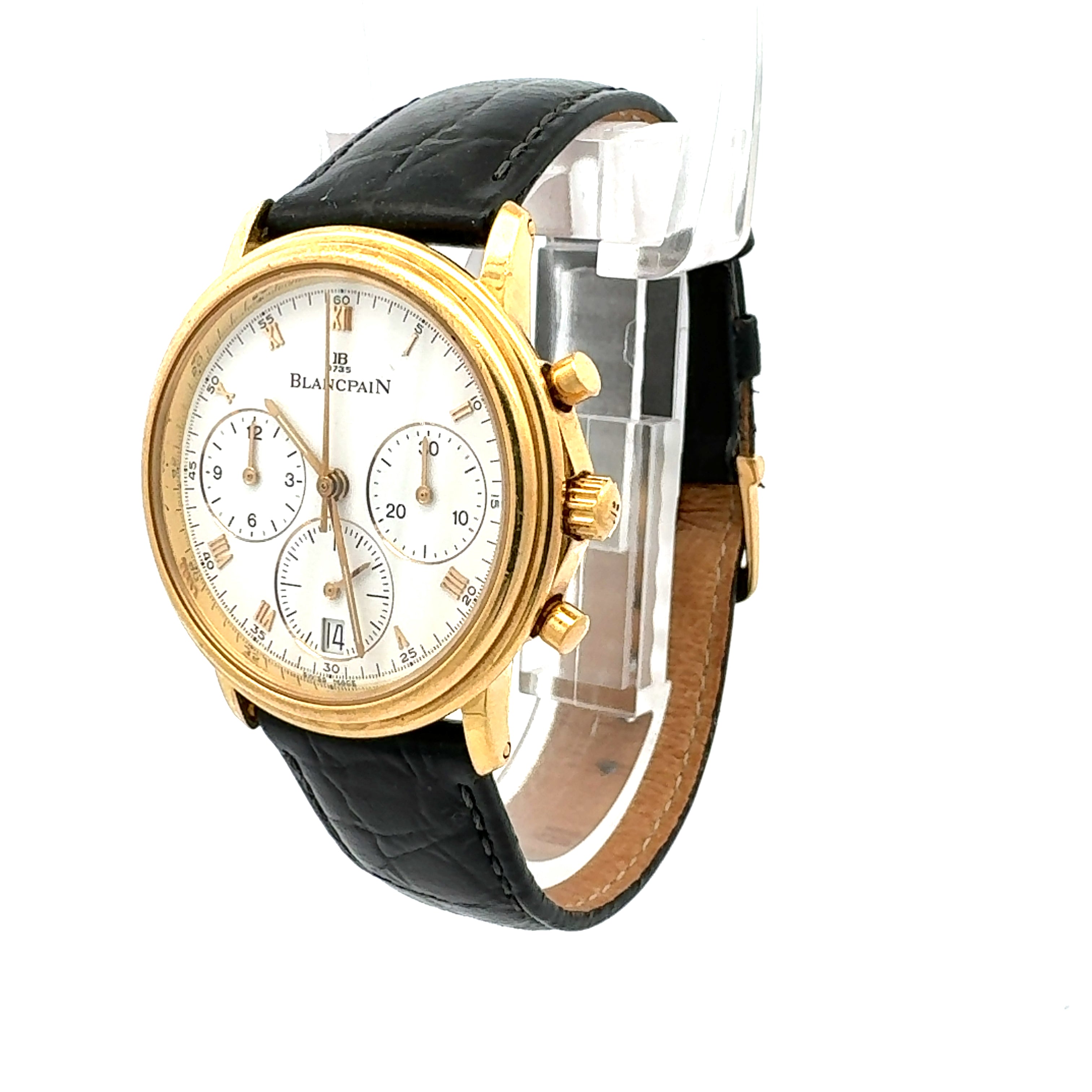 Blancpain 18ct Yellow Gold Chronograph reference 1185-1418-55