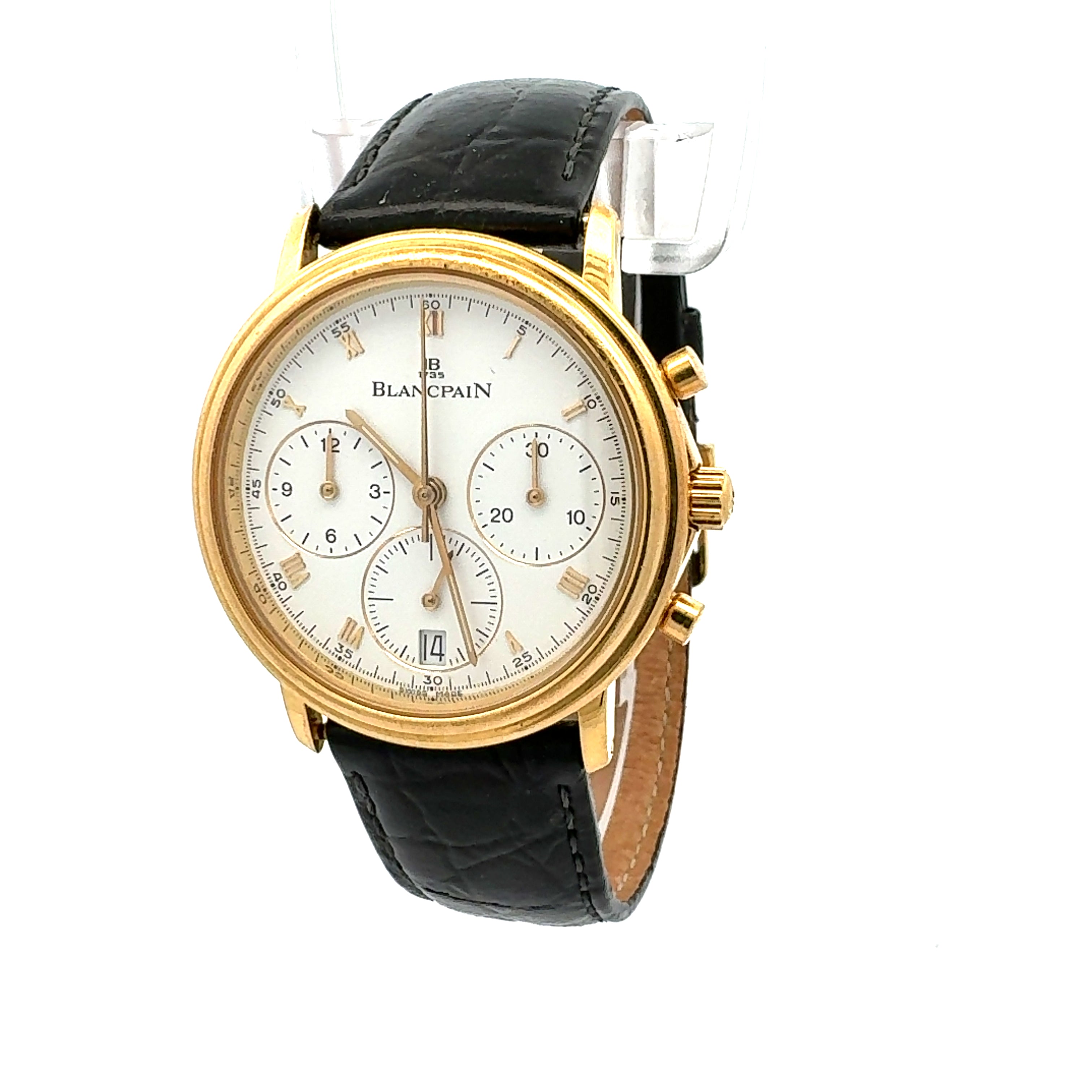 Blancpain 18ct Yellow Gold Chronograph reference 1185-1418-55