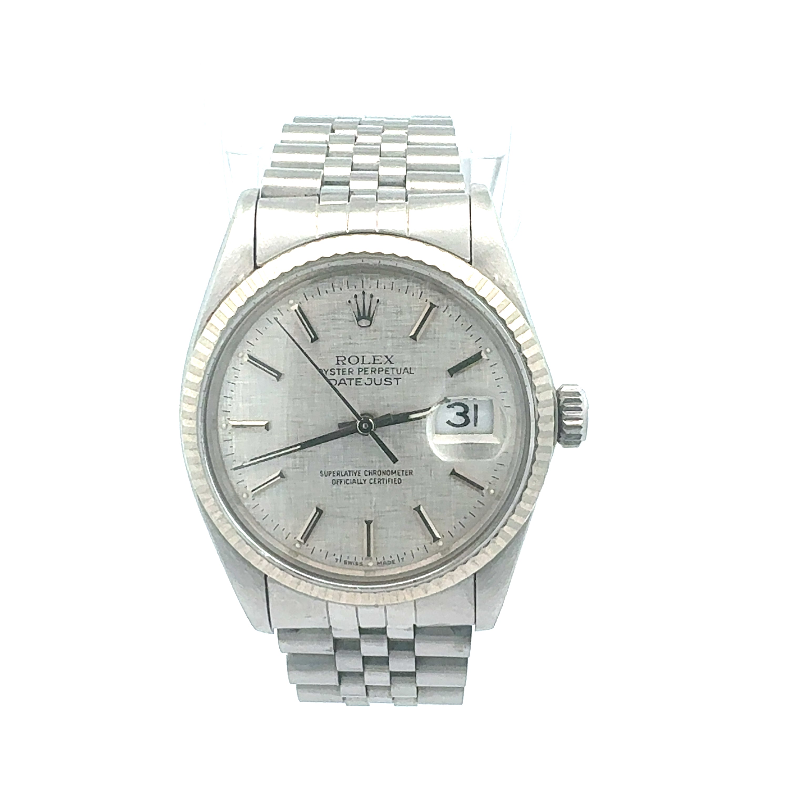 Rolex Datejust 36 Reference 16014 Linen Dial