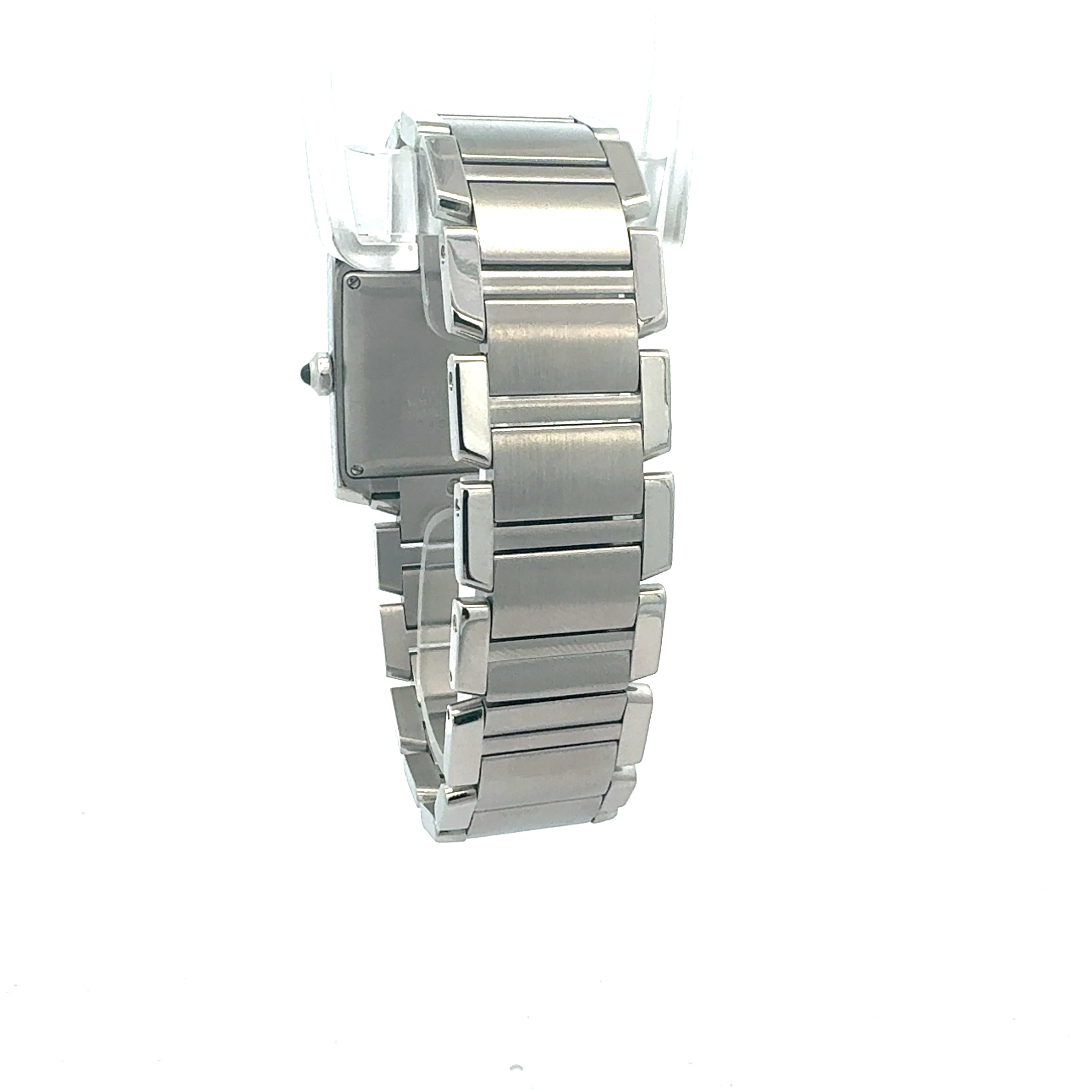 Cartier Tank Francaise reference 2302 Custom Diamond Case