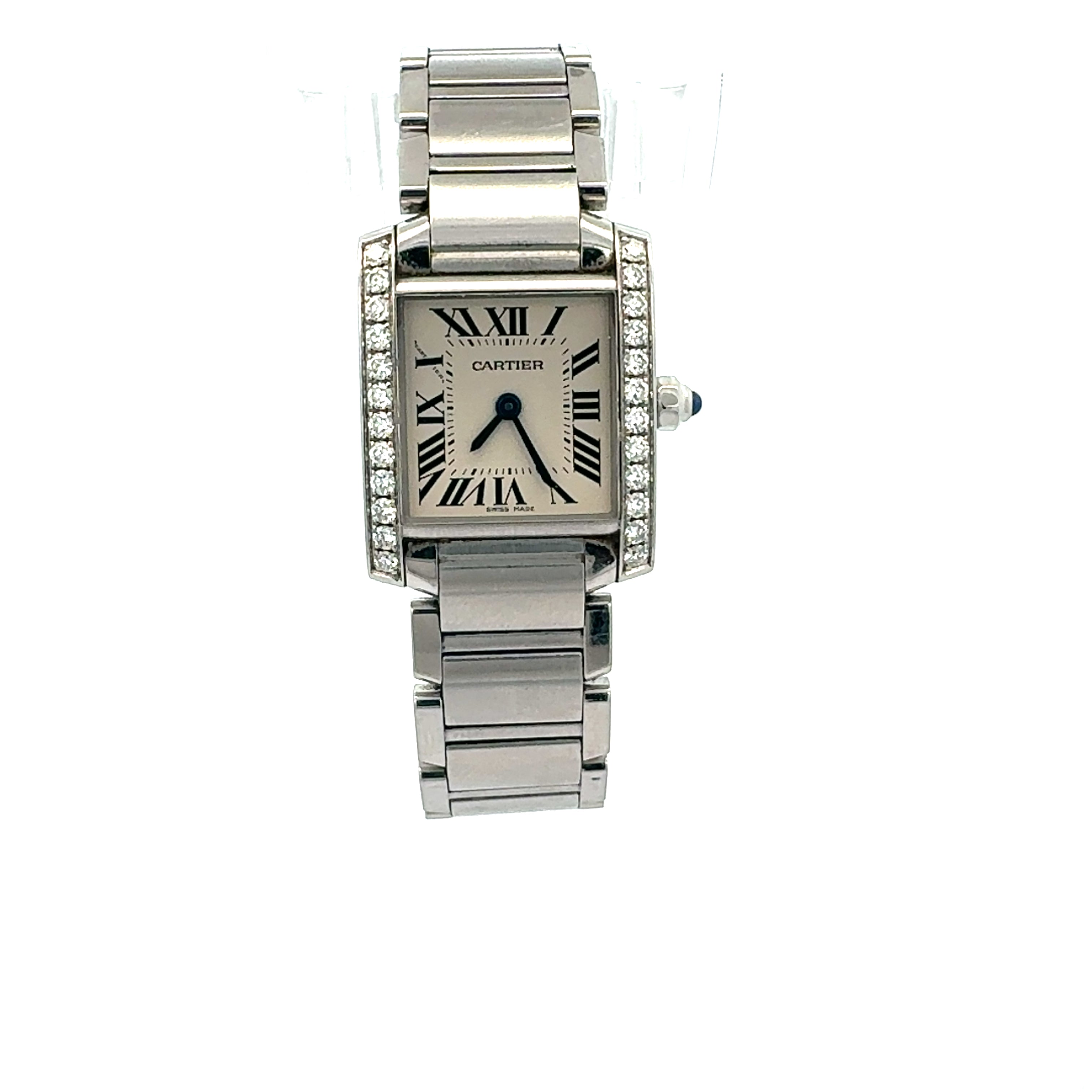 Cartier Tank Francaise reference WT4A0008/3217 Factory Diamonds