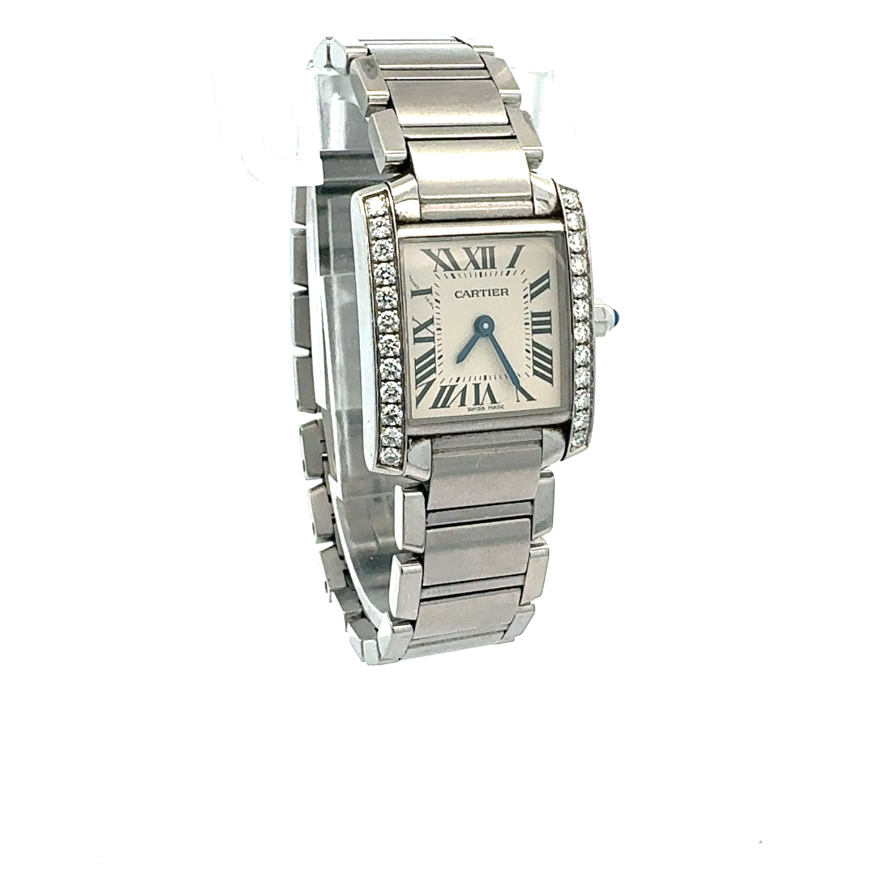 Cartier Tank Francaise reference WT4A0008/3217 Factory Diamonds