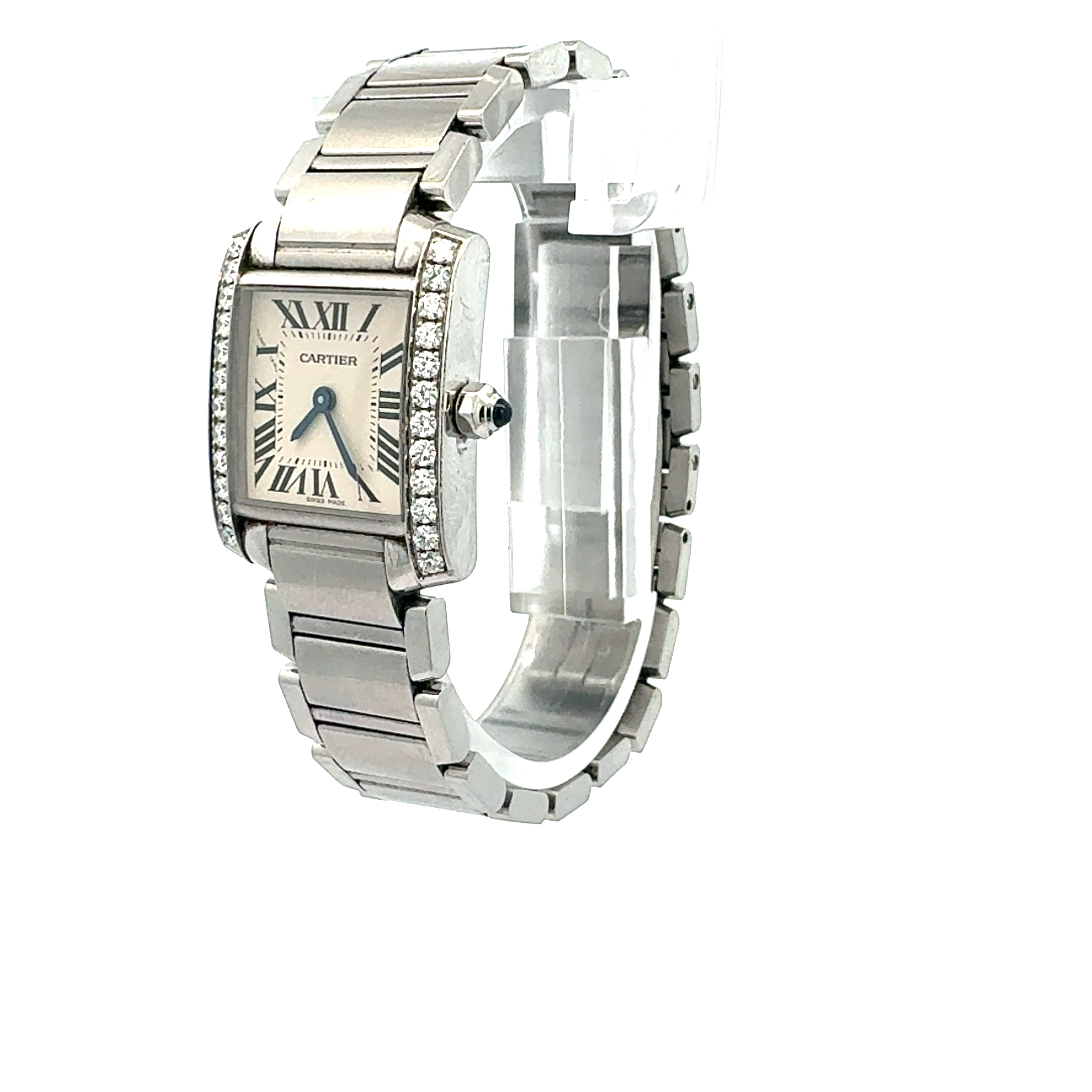 Cartier Tank Francaise reference WT4A0008/3217 Factory Diamonds