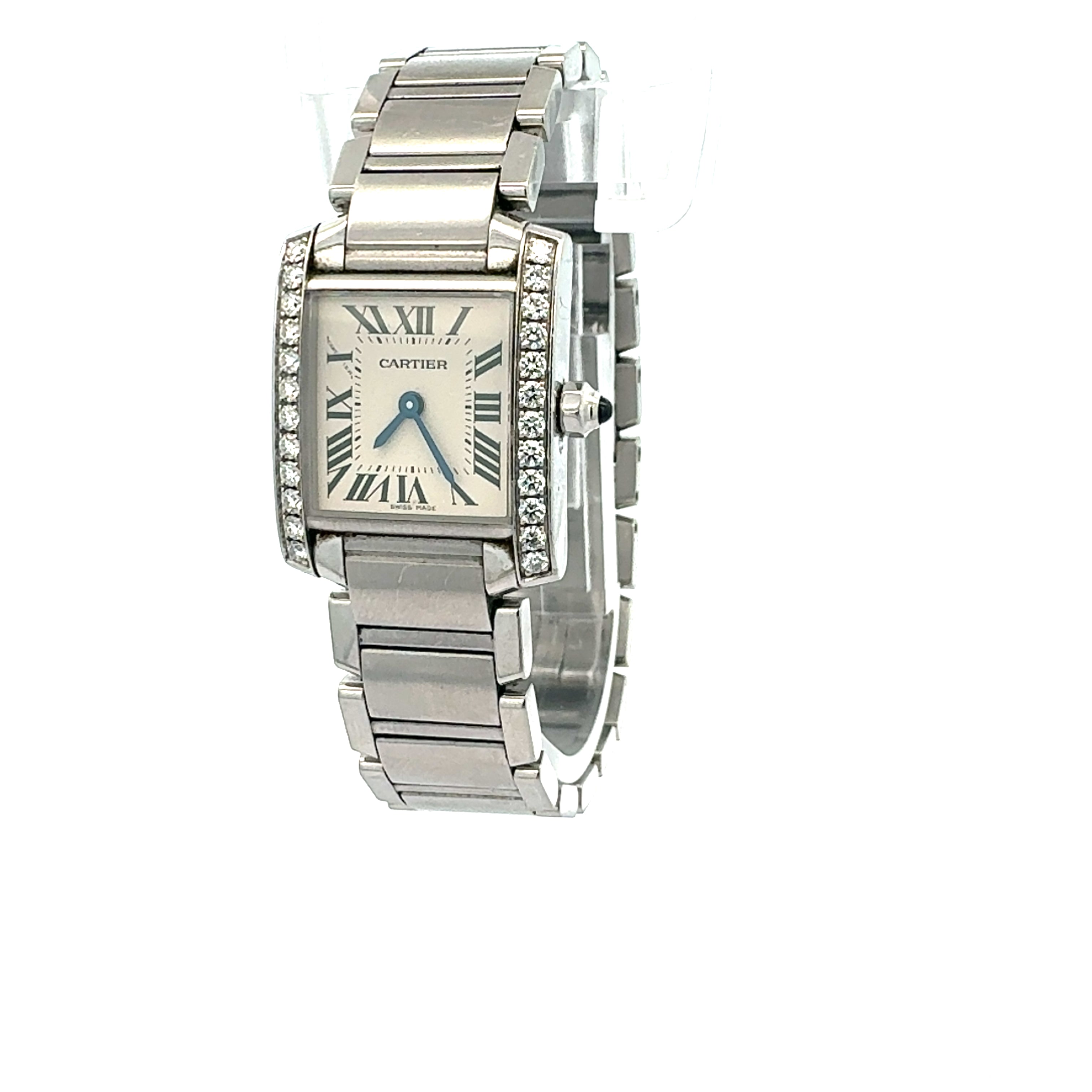 Cartier Tank Francaise reference WT4A0008/3217 Factory Diamonds