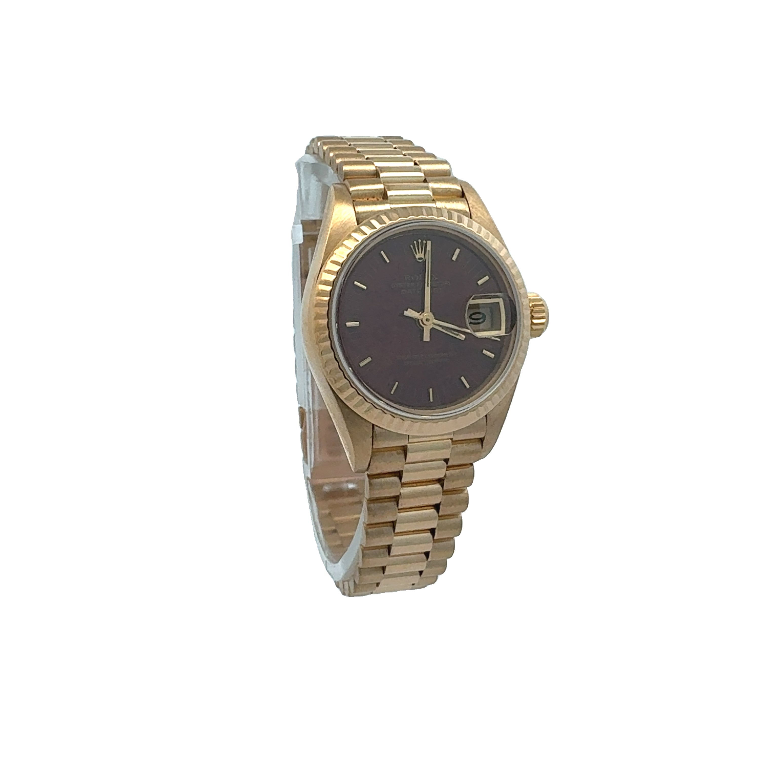 Rolex Lady Datejust reference 69178 Factory Burl Wood Dial