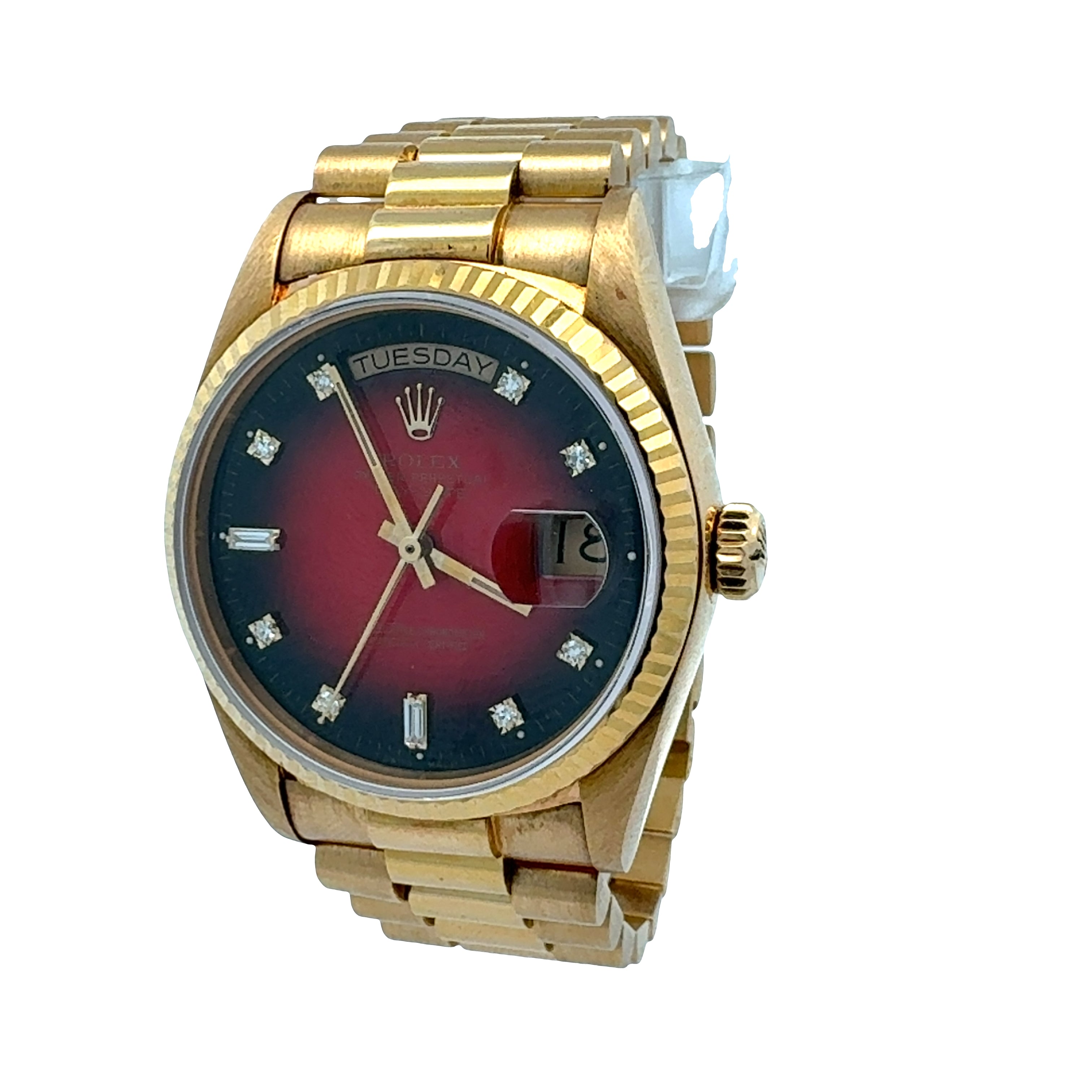 Rolex Day Date 36 reference 18038 Factory Vignette Diamond Dial