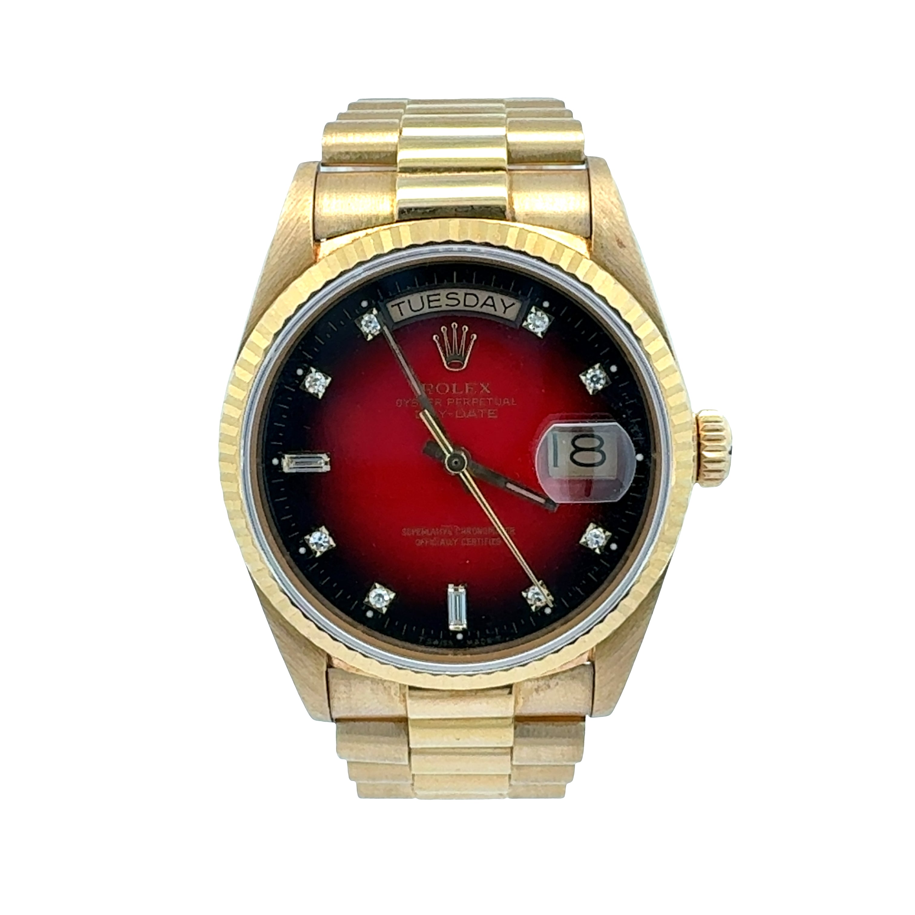 Rolex Day Date 36 reference 18038 Factory Vignette Diamond Dial