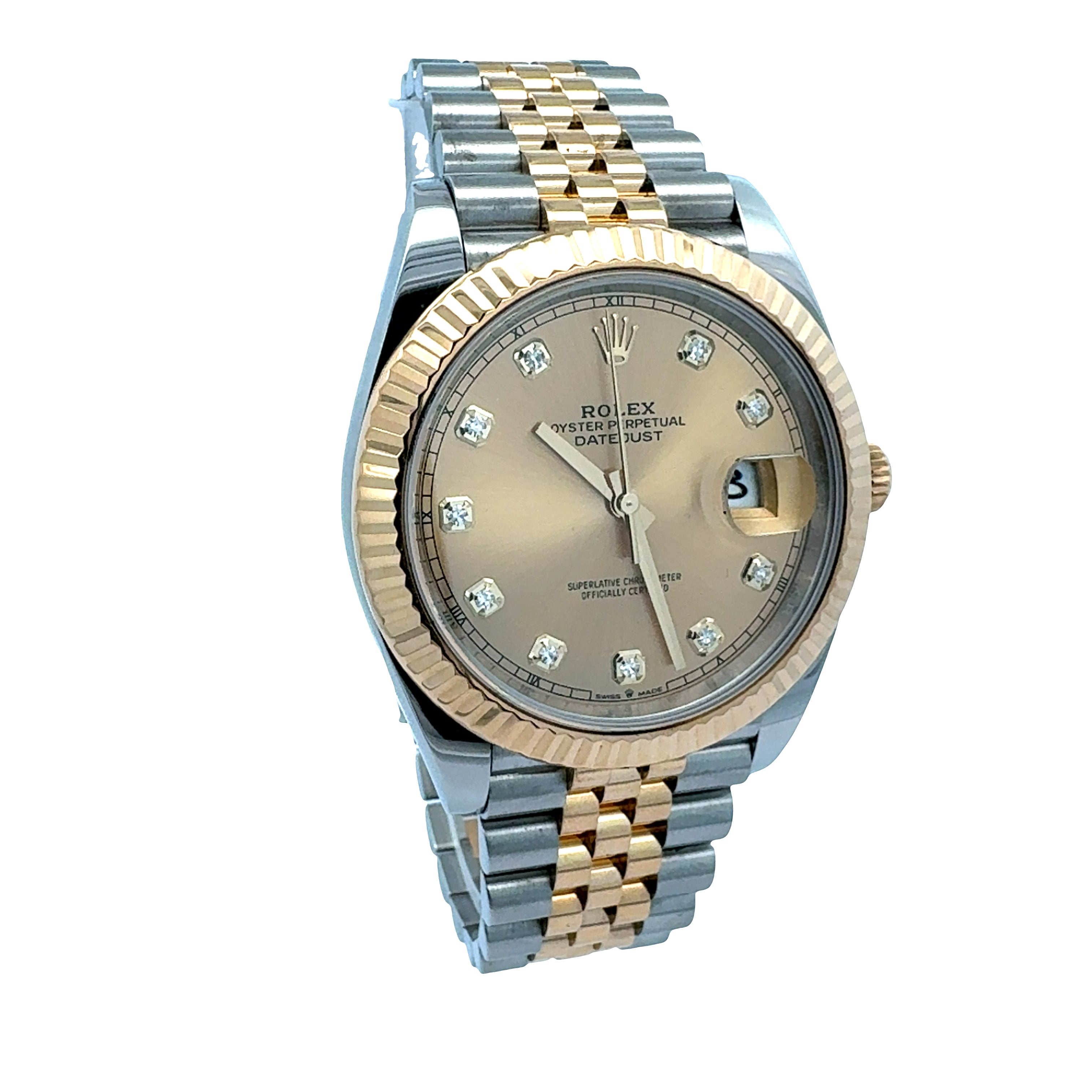 Rolex Datejust 41 reference 126333 Factory Diamond Dial