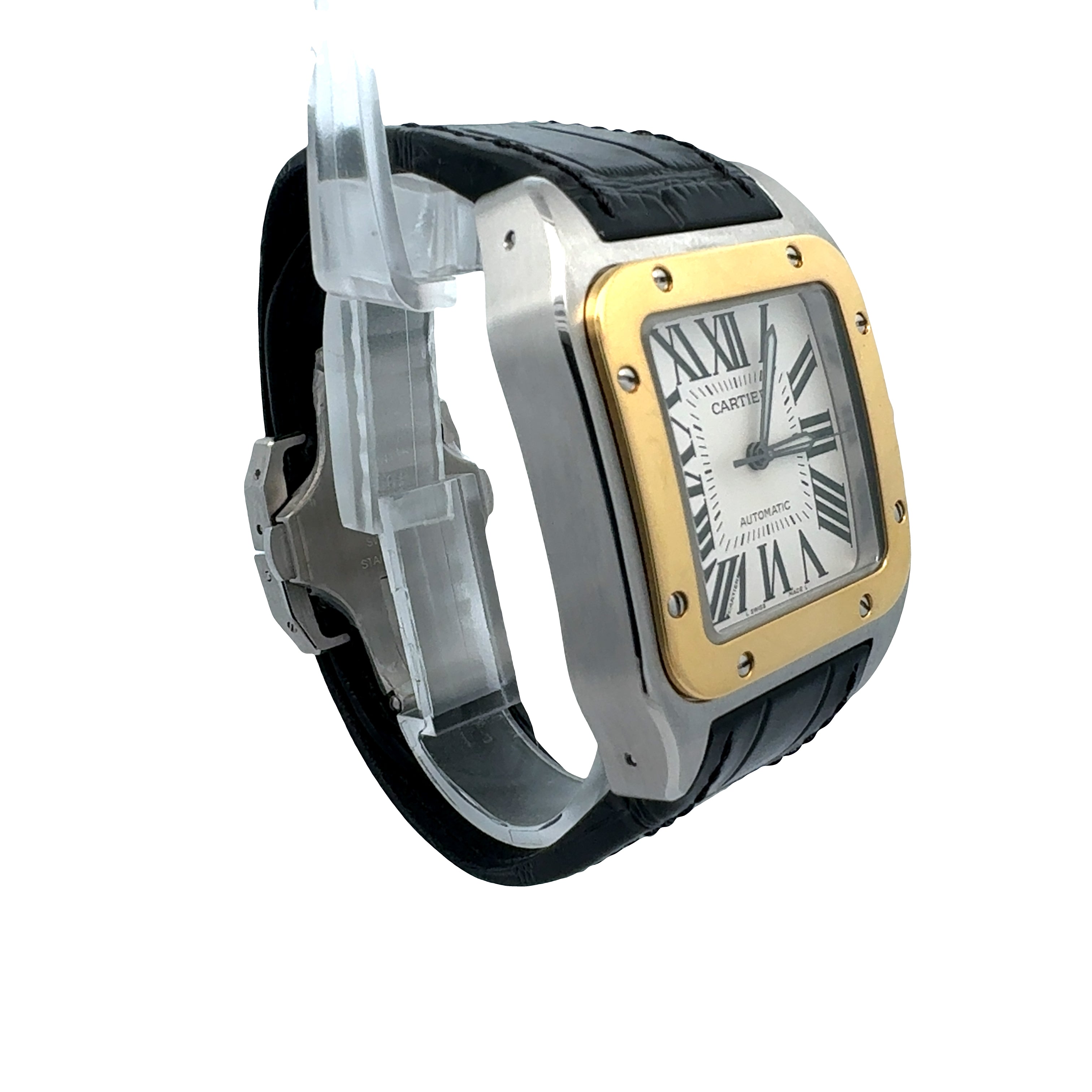 Cartier Santos 100Xl reference 2656 Steel and Gold