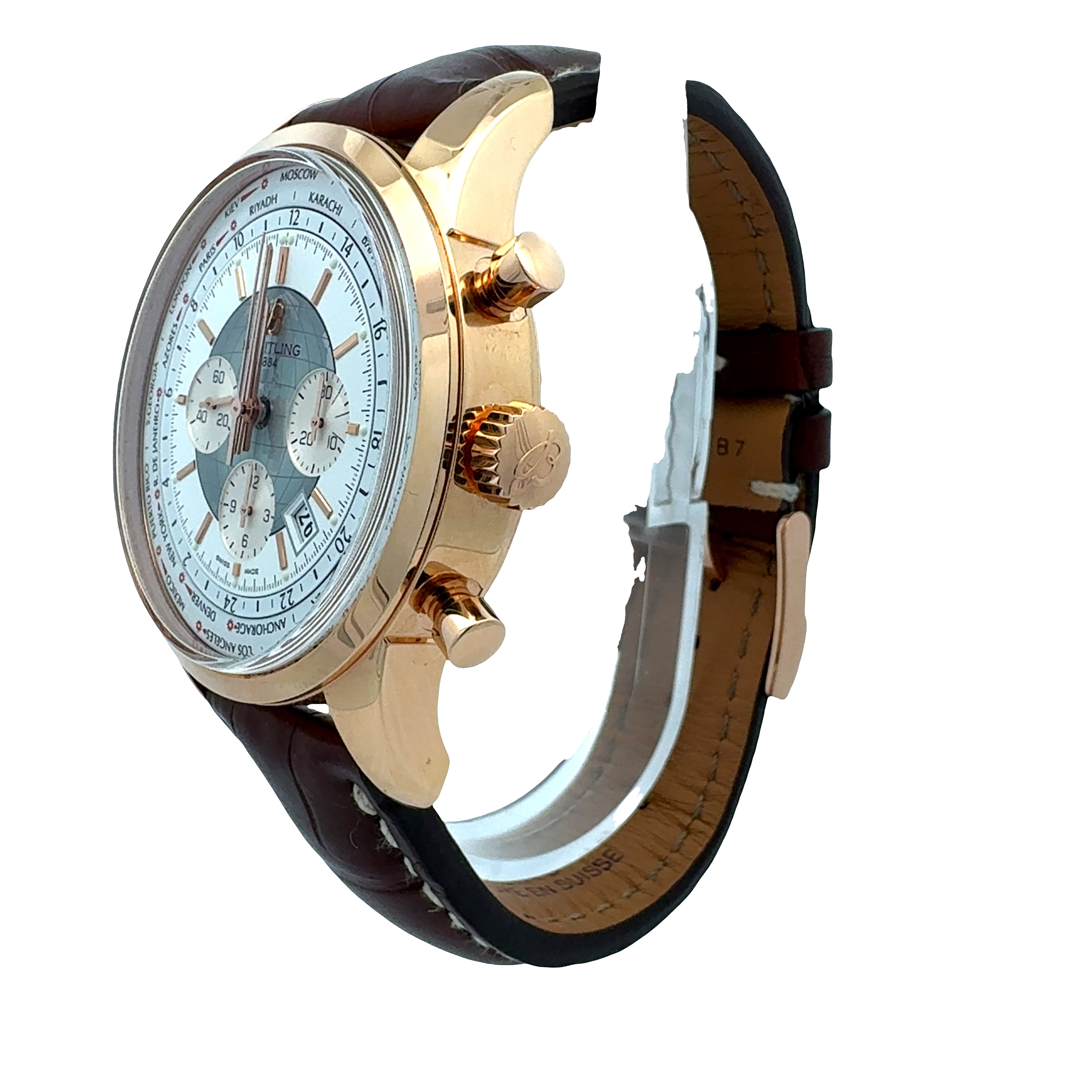 Breitling Transocean Chronograph Unitime reference  RB0510U0/A733