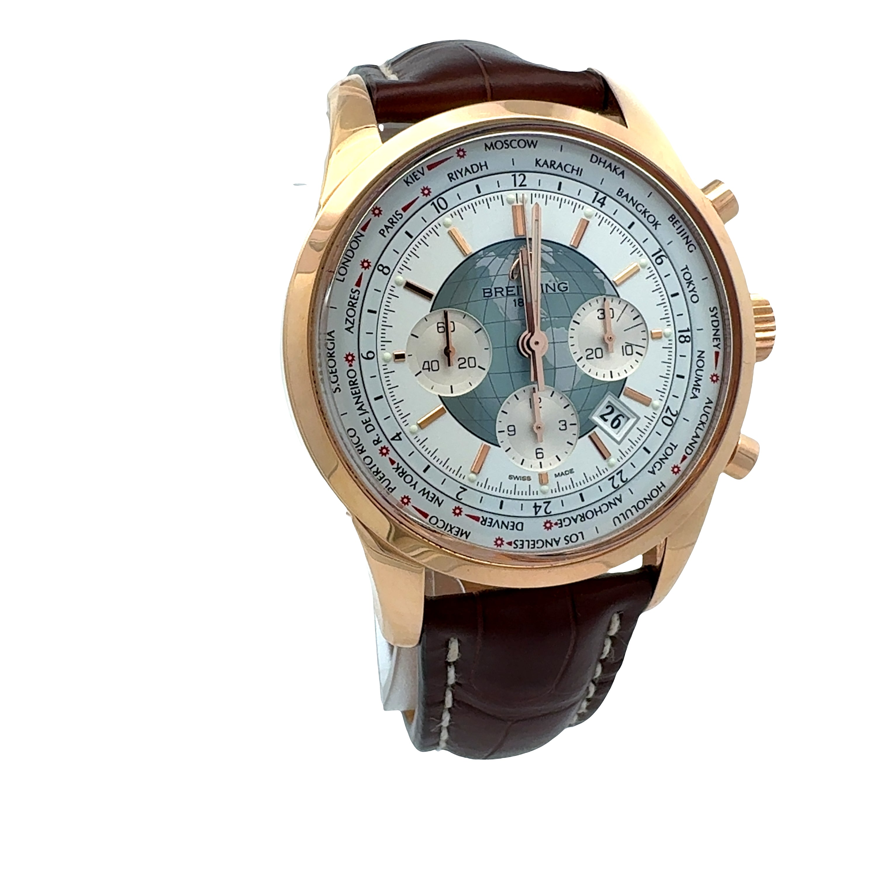 Breitling Transocean Chronograph Unitime reference  RB0510U0/A733