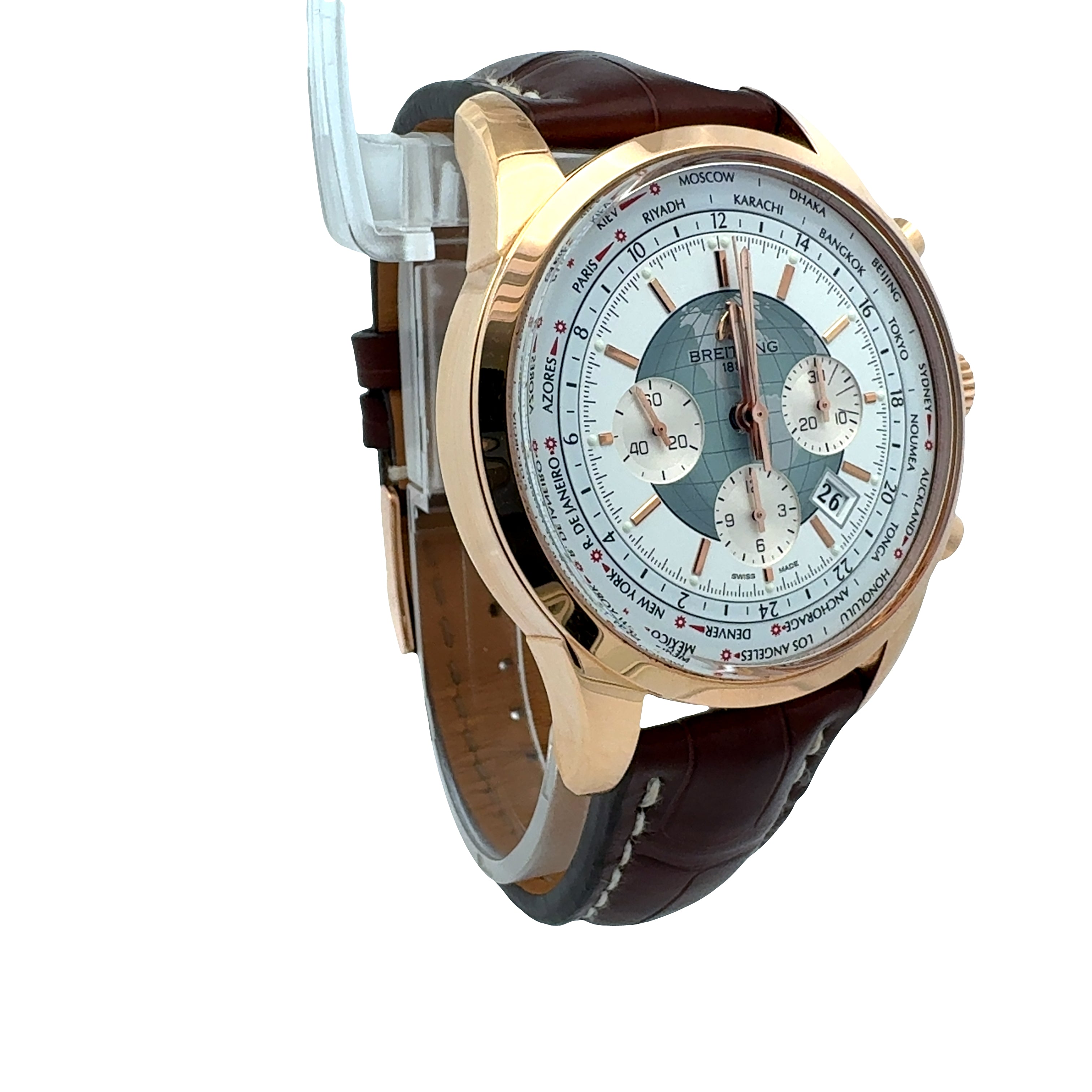 Breitling Transocean Chronograph Unitime reference  RB0510U0/A733