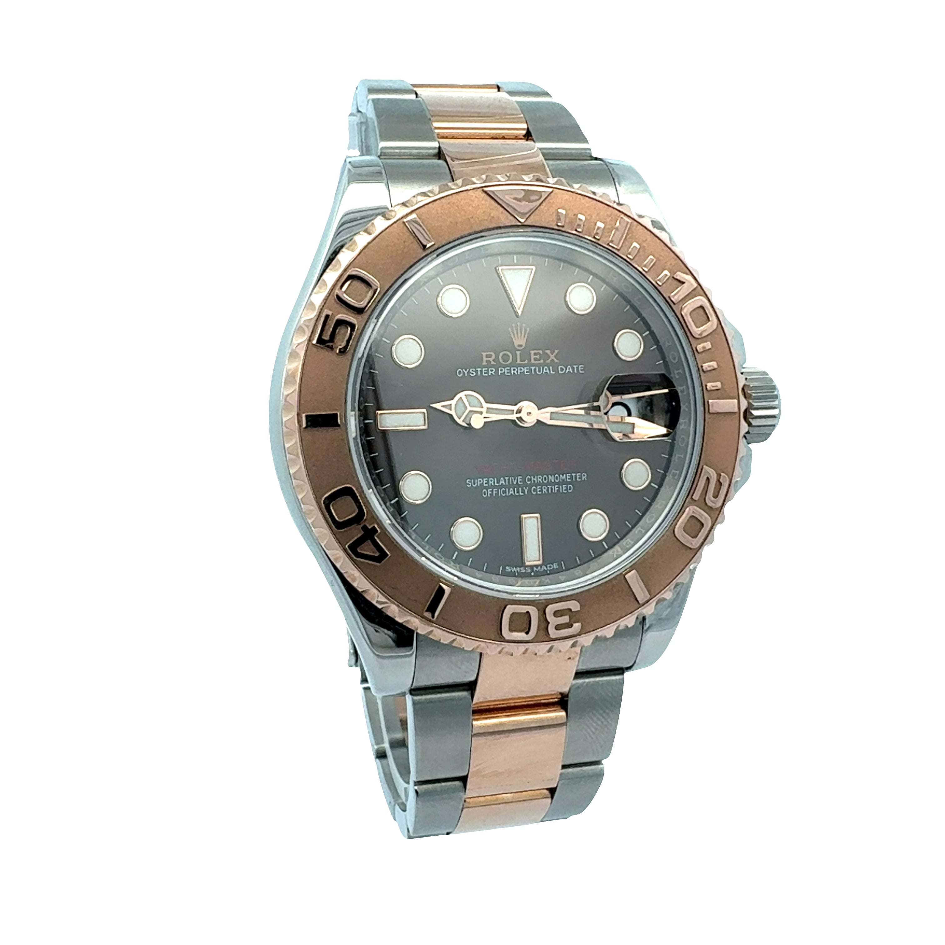 Rolex Steel and Rose Gold Yachtmaster 40 reference 116621