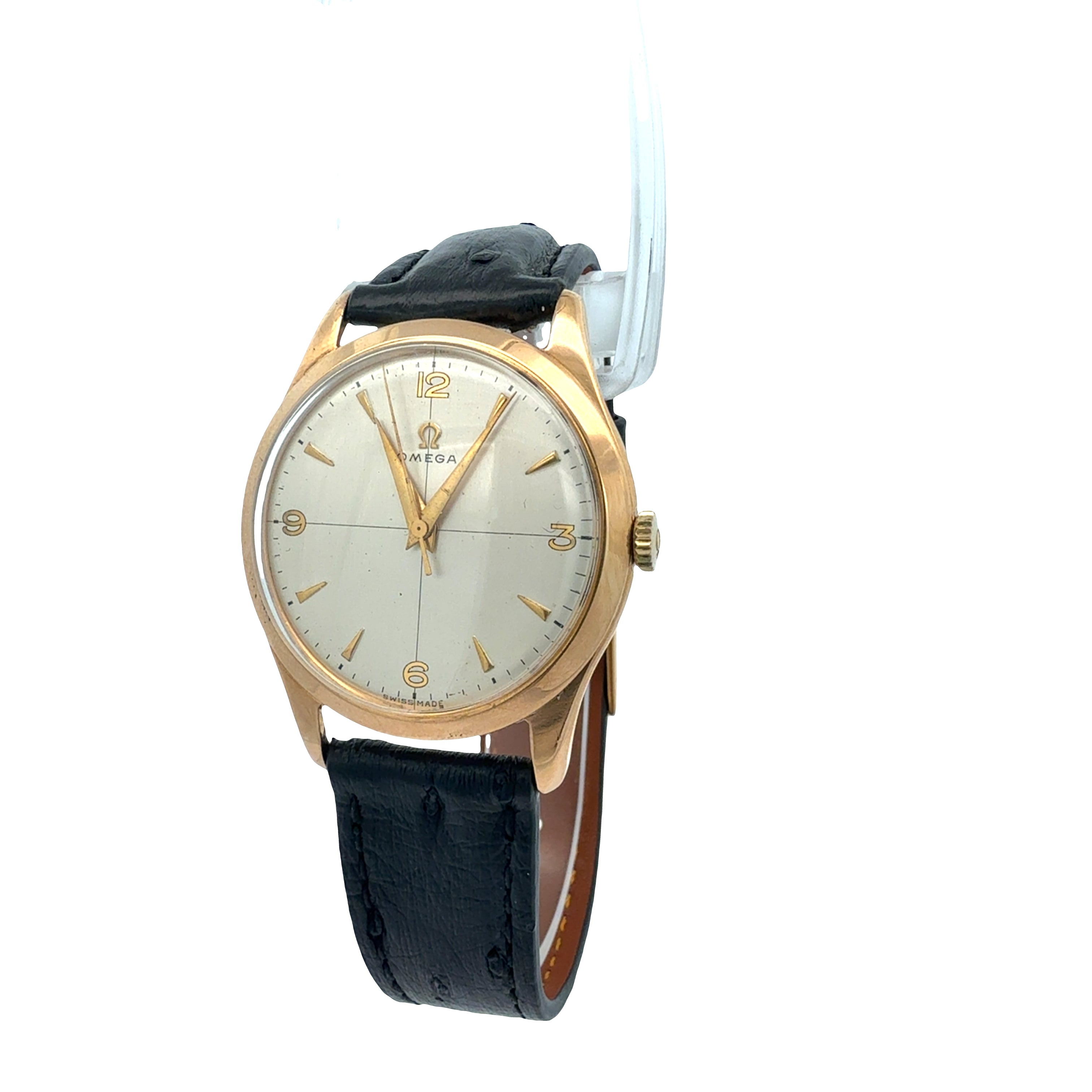Omega 18ct Rose Gold Dress watch reference 13302