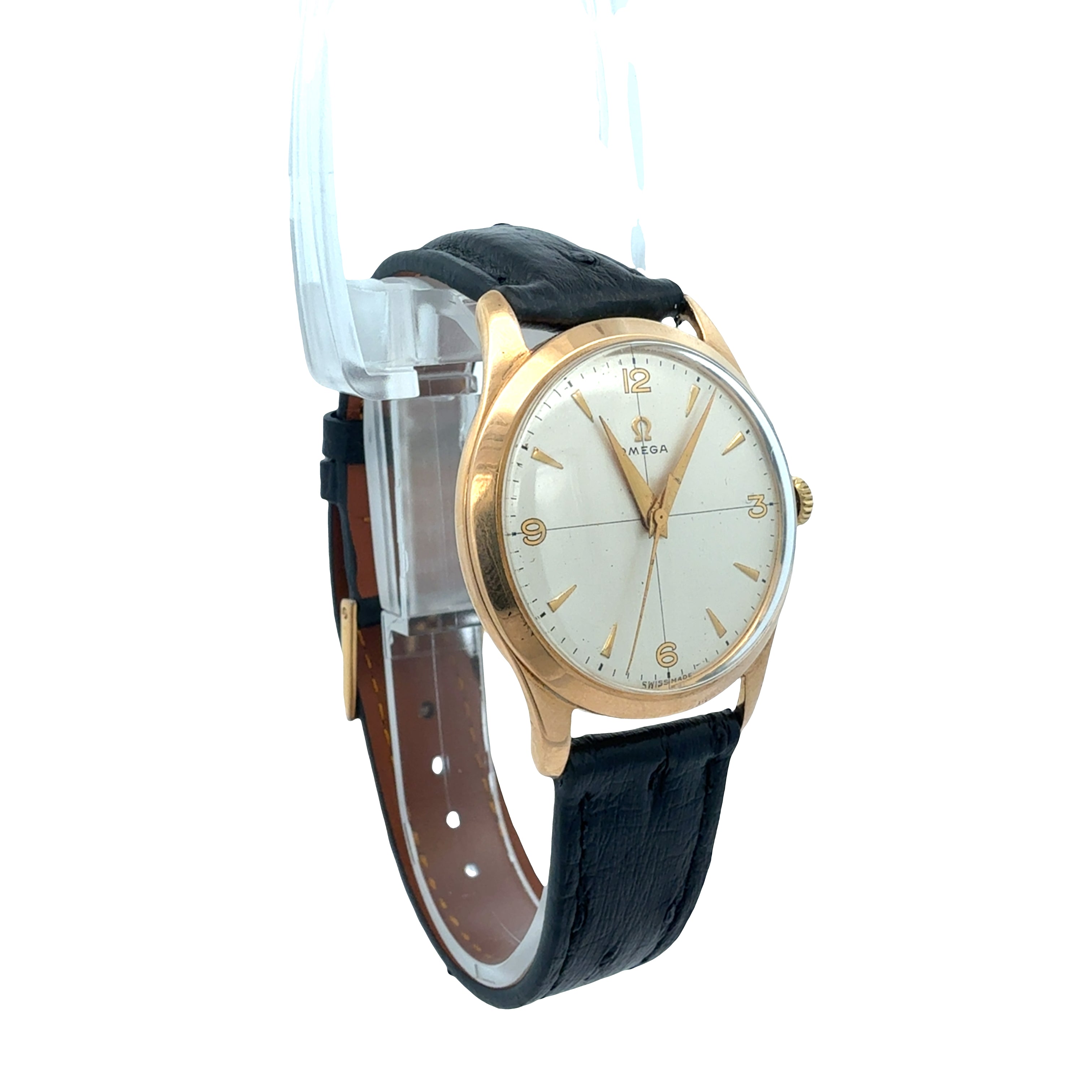 Omega 18ct Rose Gold Dress watch reference 13302