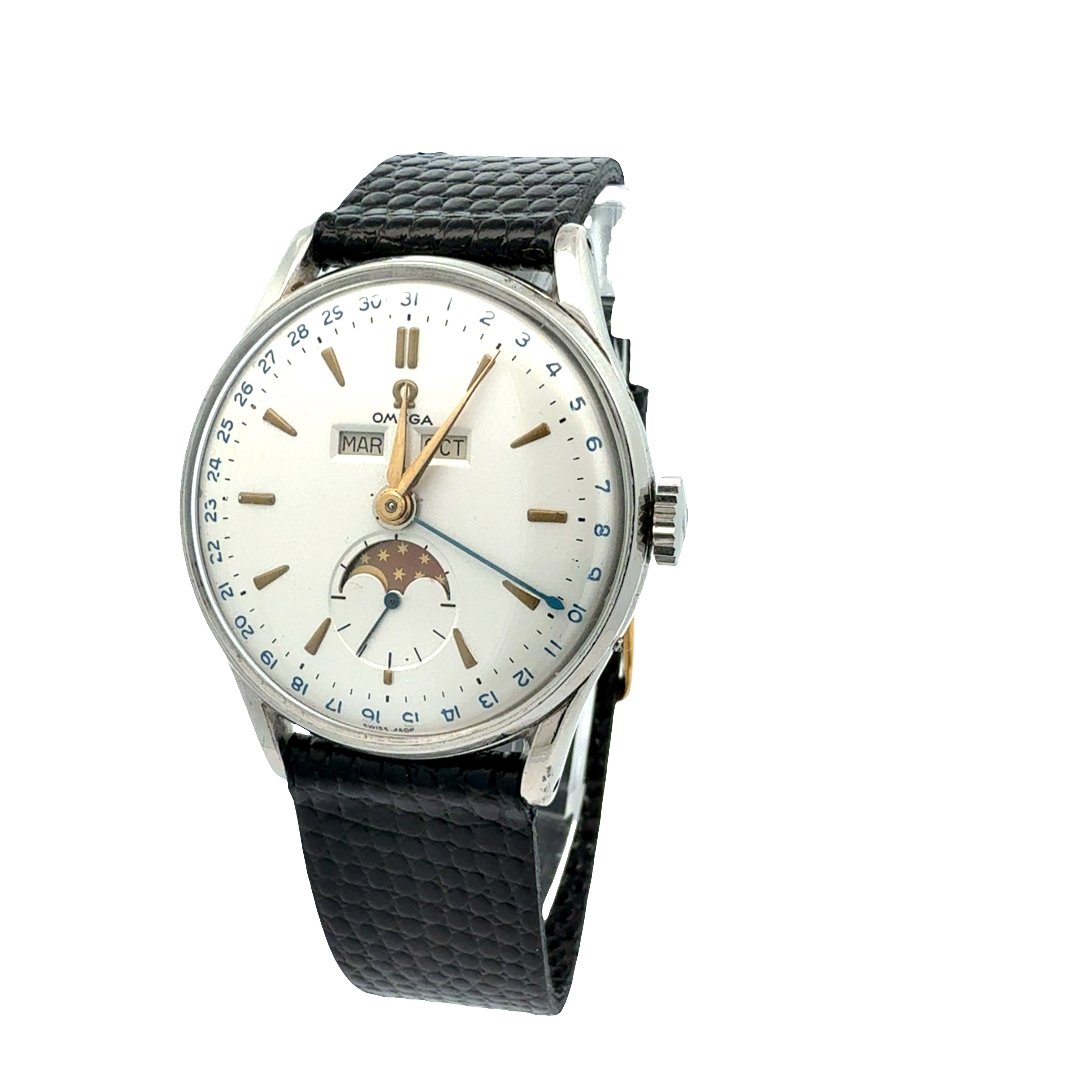 omega Triple Date Moonphase reference 2471-6