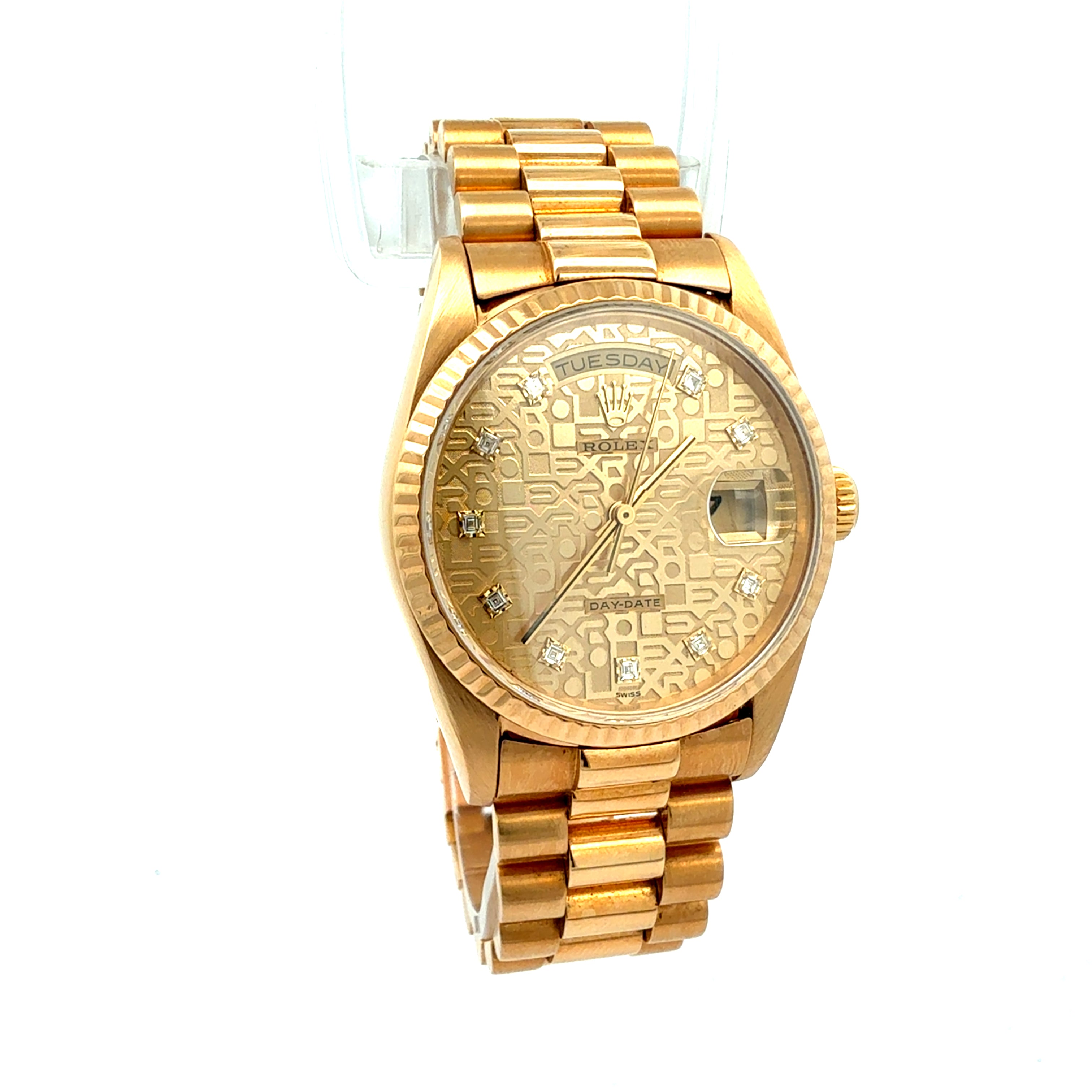 Rolex Day Date reference 18238 Factory Jubilee Diamond Dial