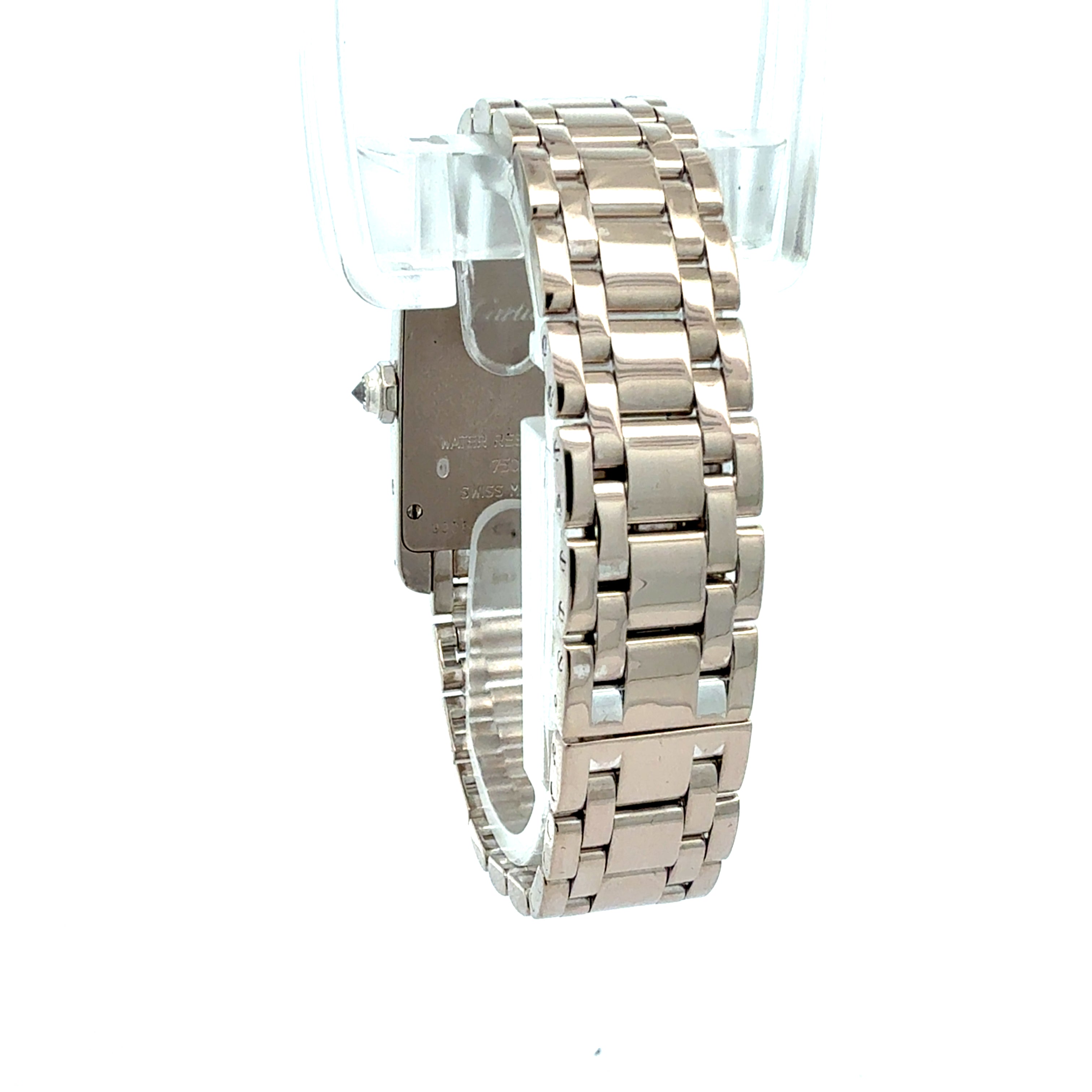 Cartier 18ct White Gold Tank Americaine refernce WB701851/2489