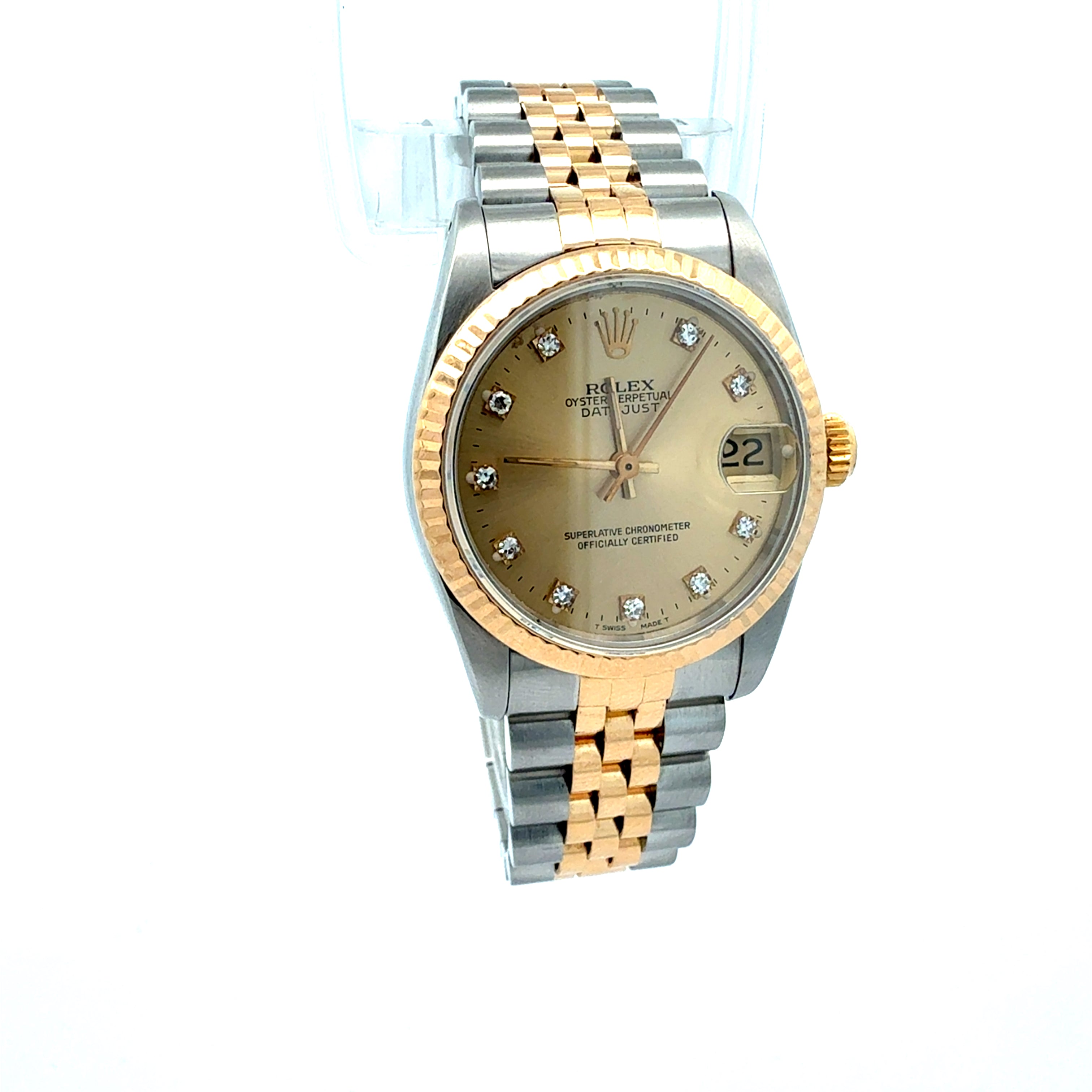 Rolex Datejust 31 reference 68273 Factory Diamond Dial