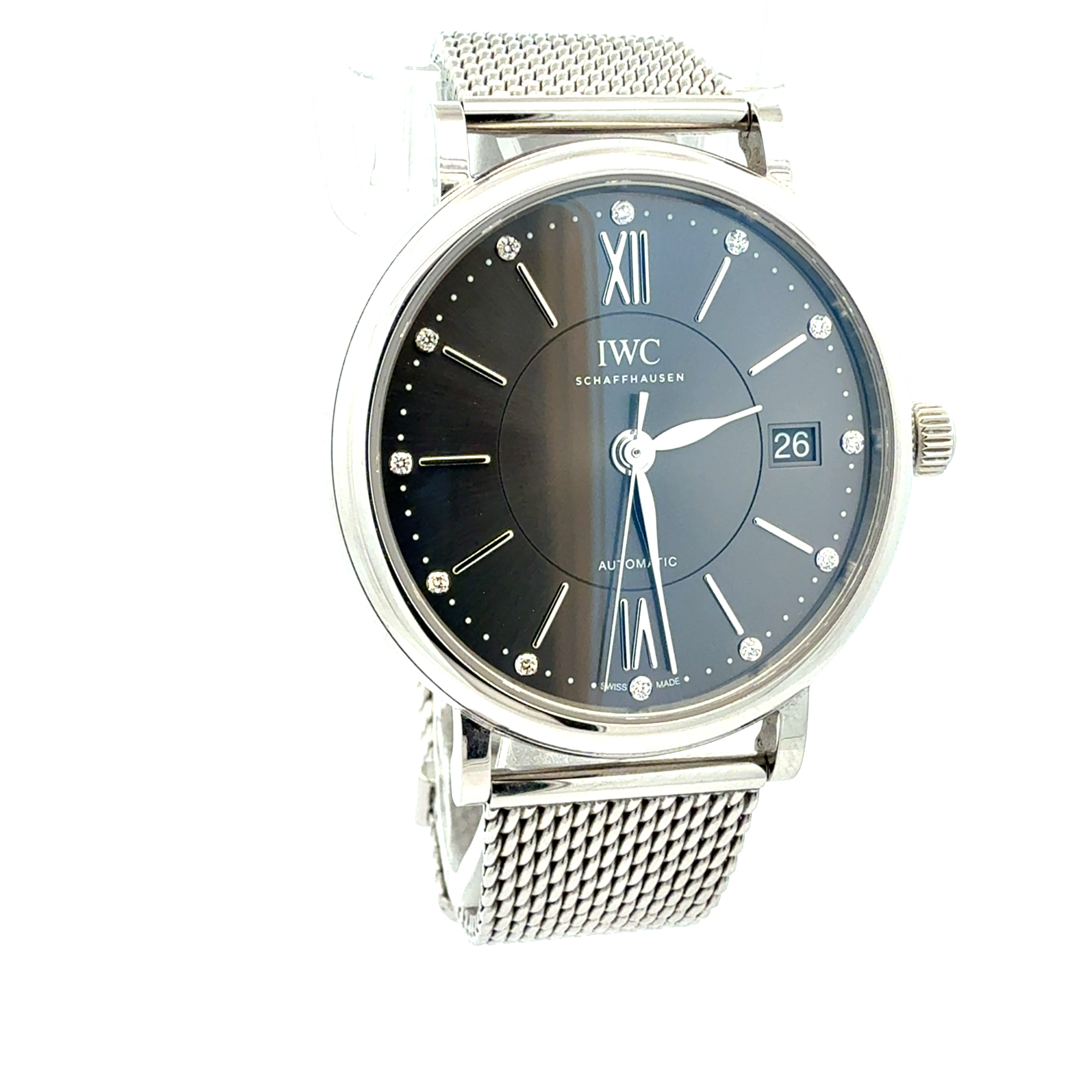 IWC Portifino Reference IW458110 Grey Diamond Dial