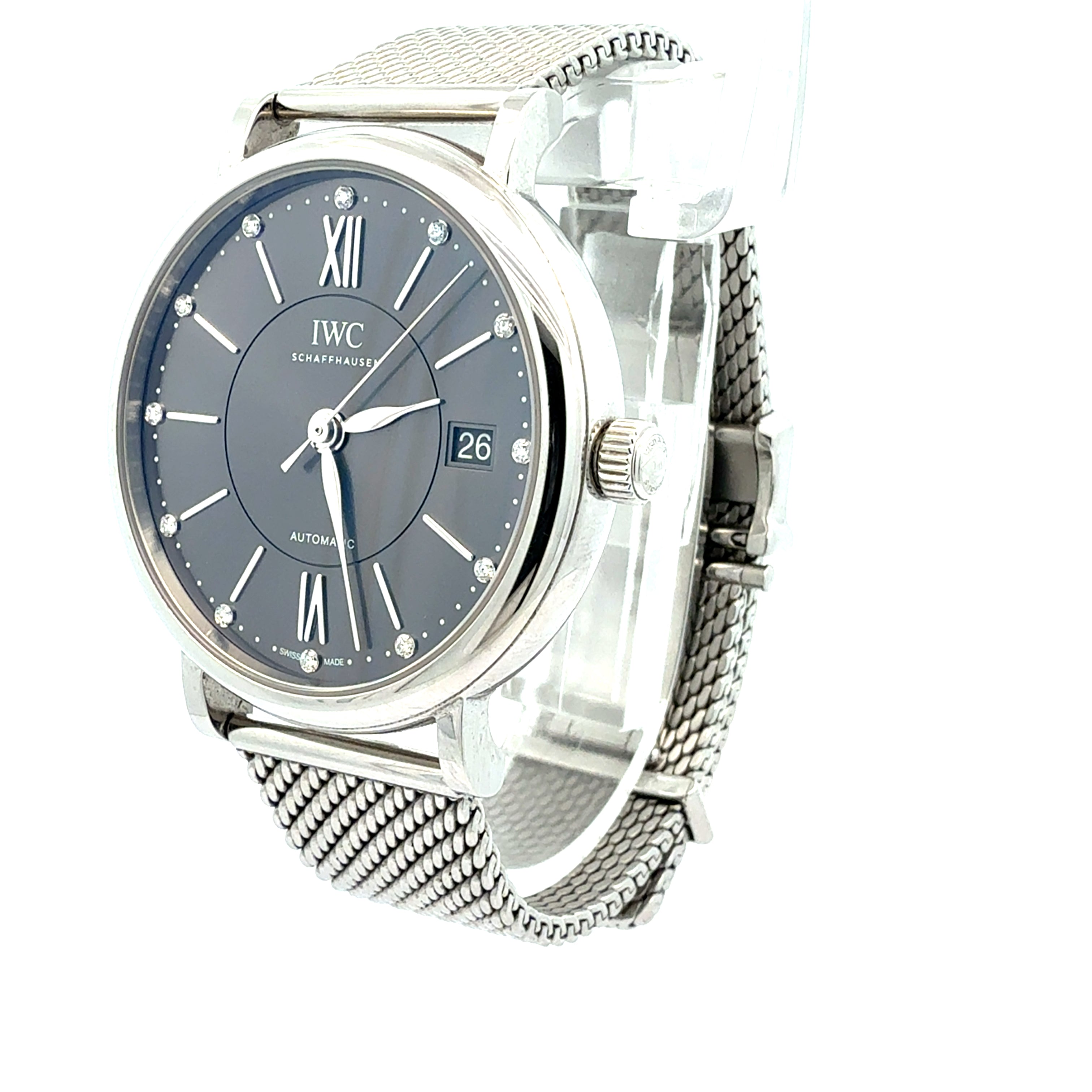IWC Portifino Reference IW458110 Grey Diamond Dial