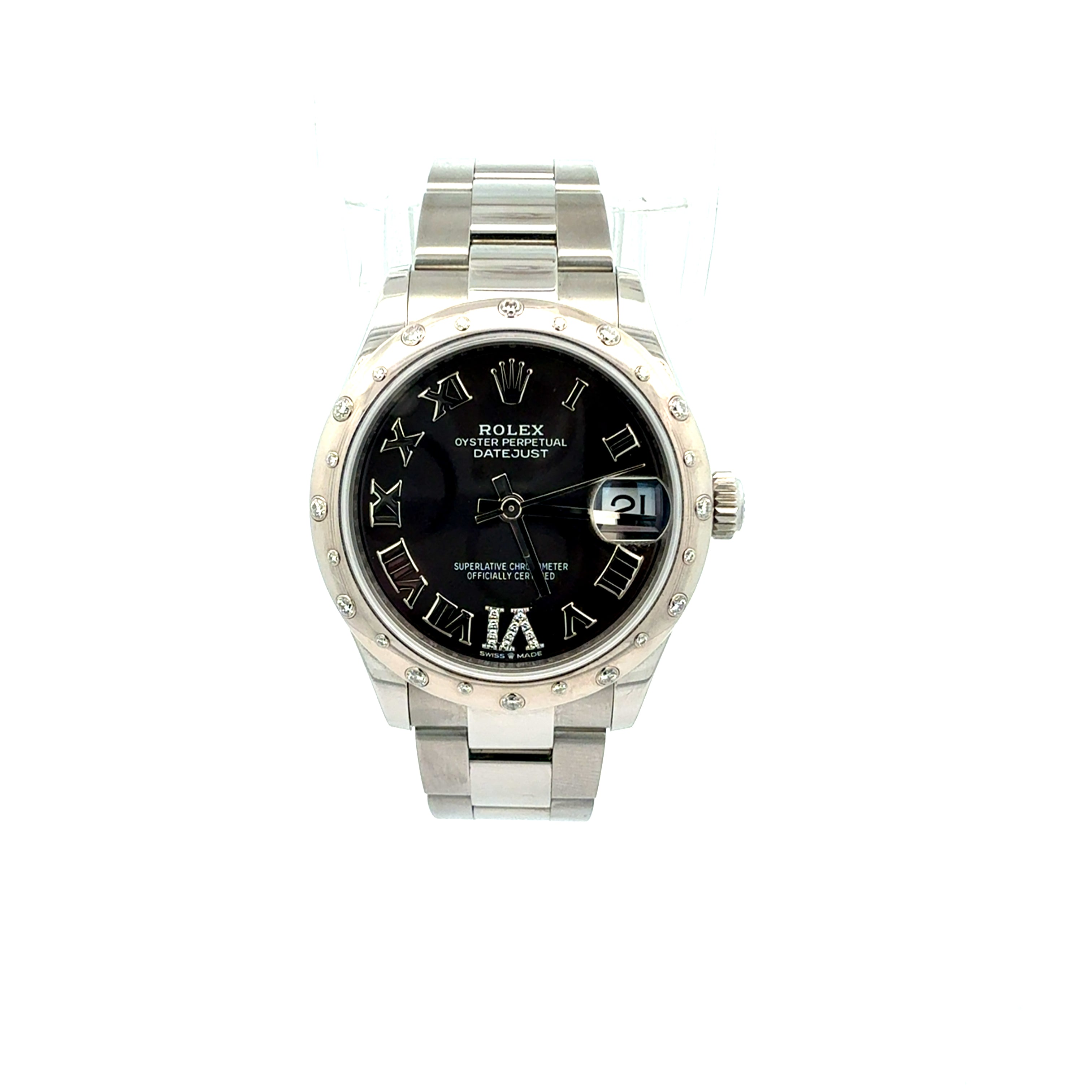 Rolex Datejust 31 reference 278344RBR Factory Diamond Bezel