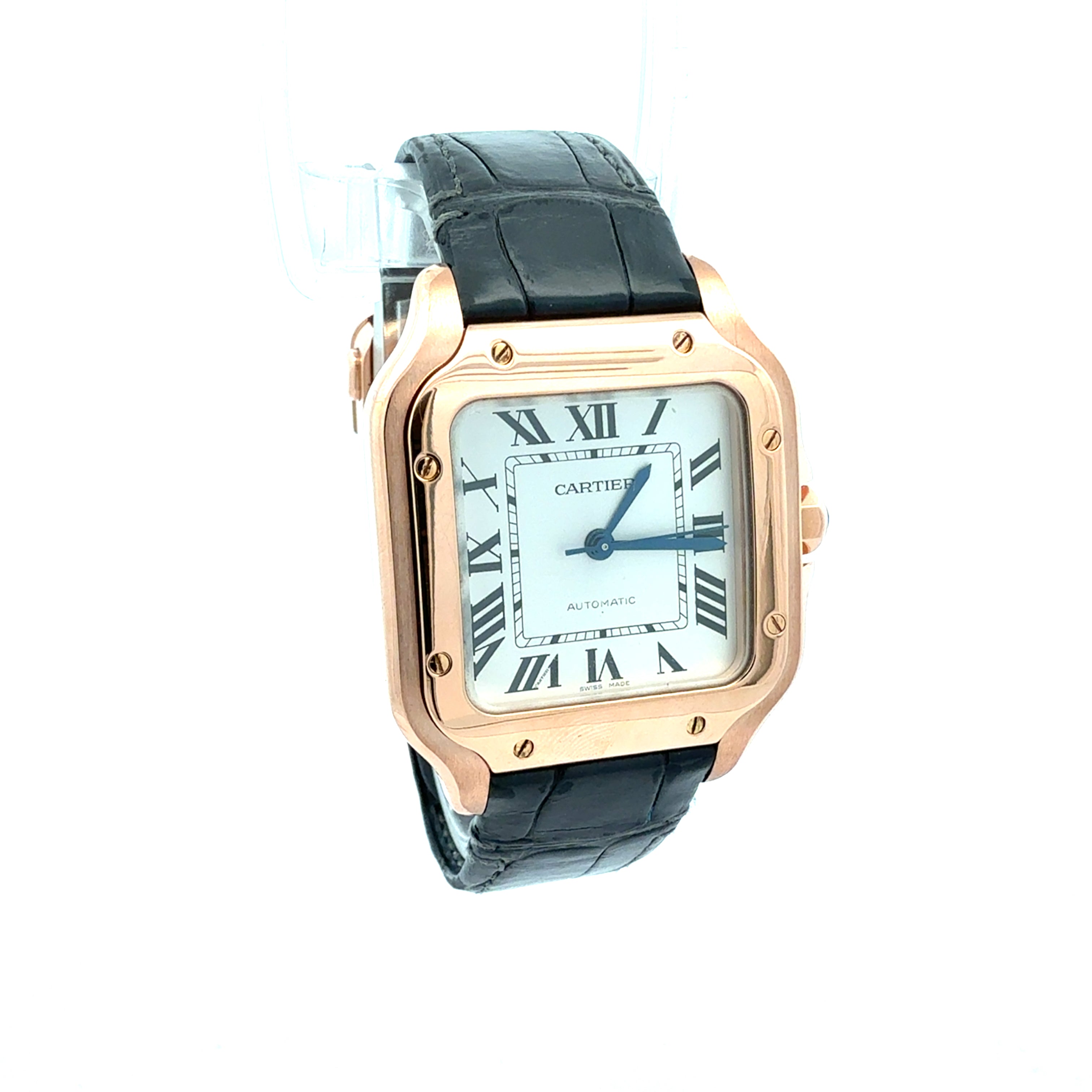 Cartier 18ct Rose Gold Santos De Cartier reference WGSA0028