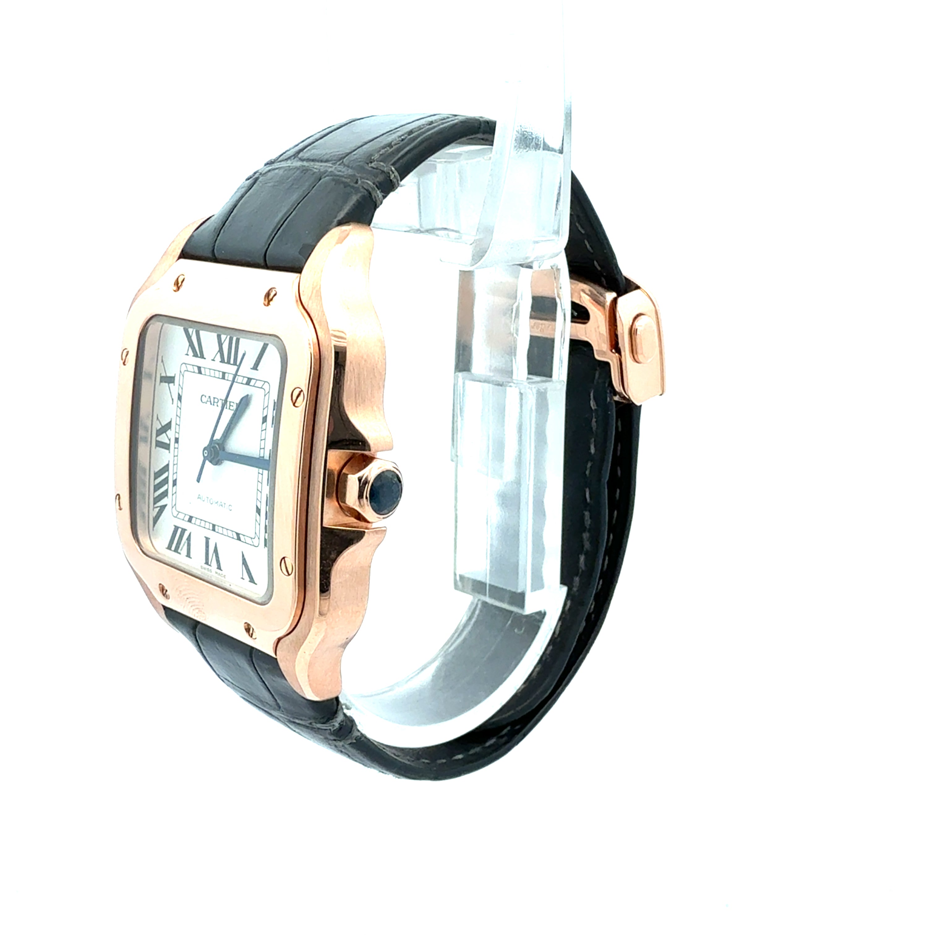 Cartier 18ct Rose Gold Santos De Cartier reference WGSA0028